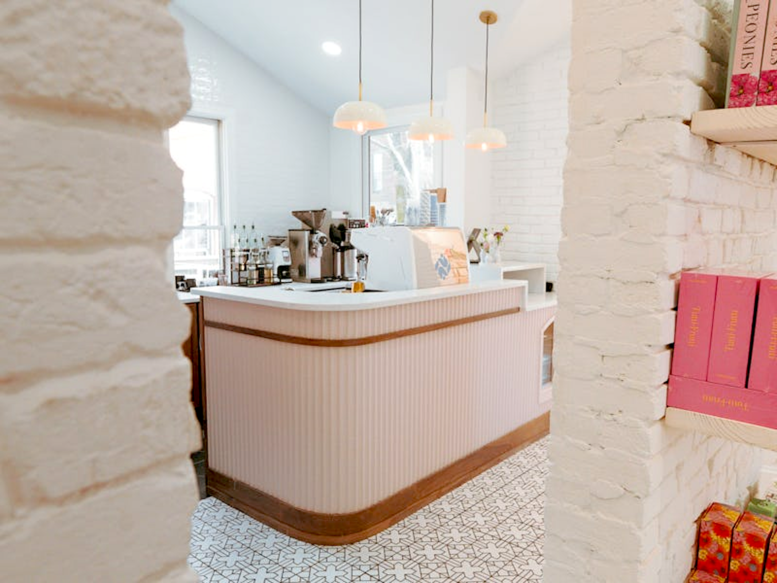 Bright and Airy Flower & Coffee Shop