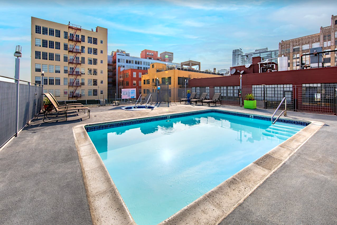 Modern Bohemian Artist Loft Apartment and Event Space with Rooftop Lounge Area in DTLA