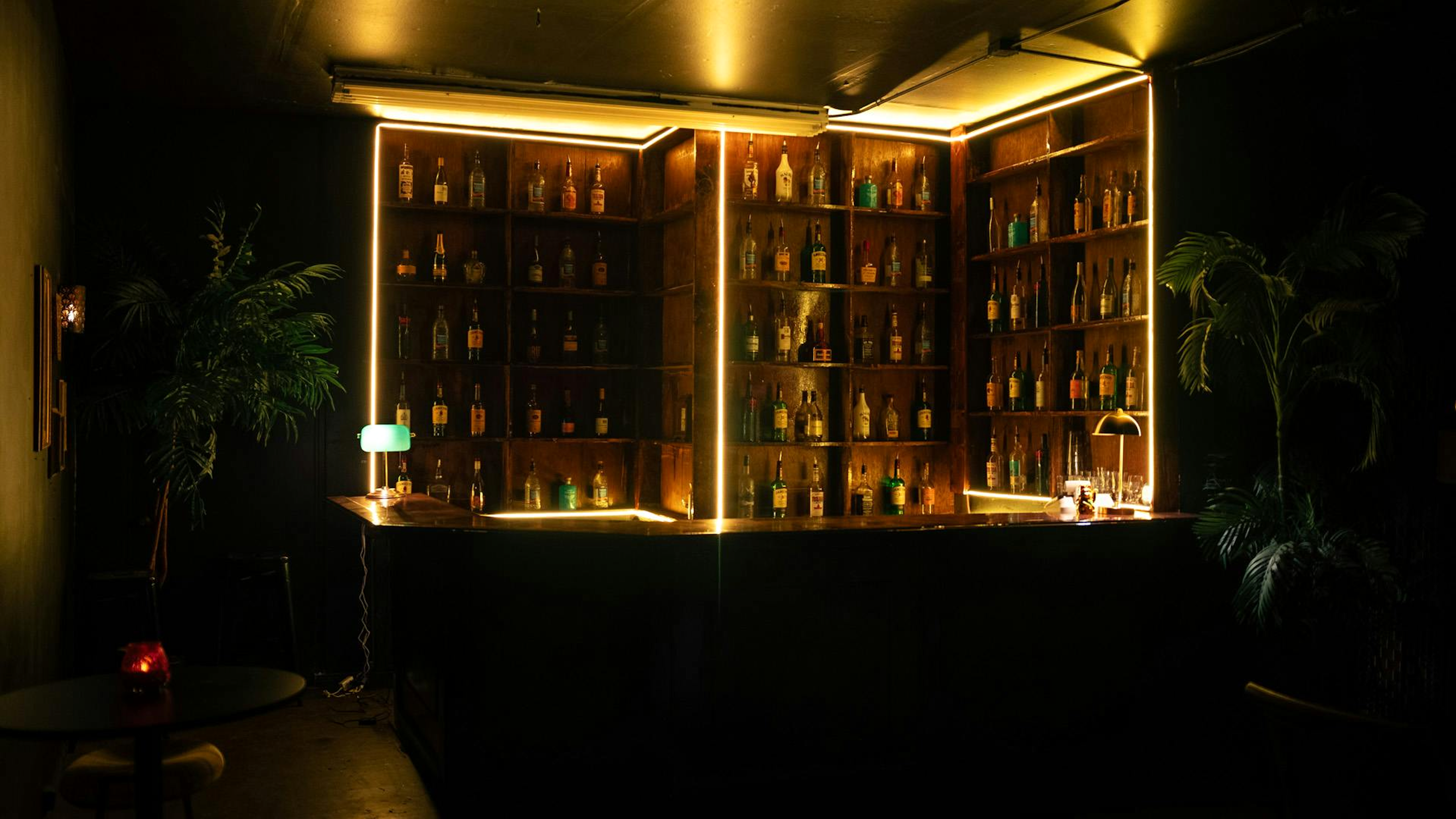 Speakeasy Bar Lounge Private Club Reception Set | "Lumiere" by Our Home Studios