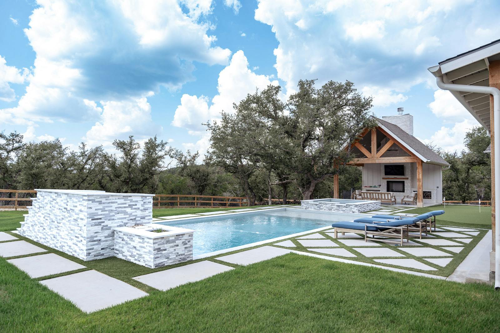 French-Inspired Hill Country Home