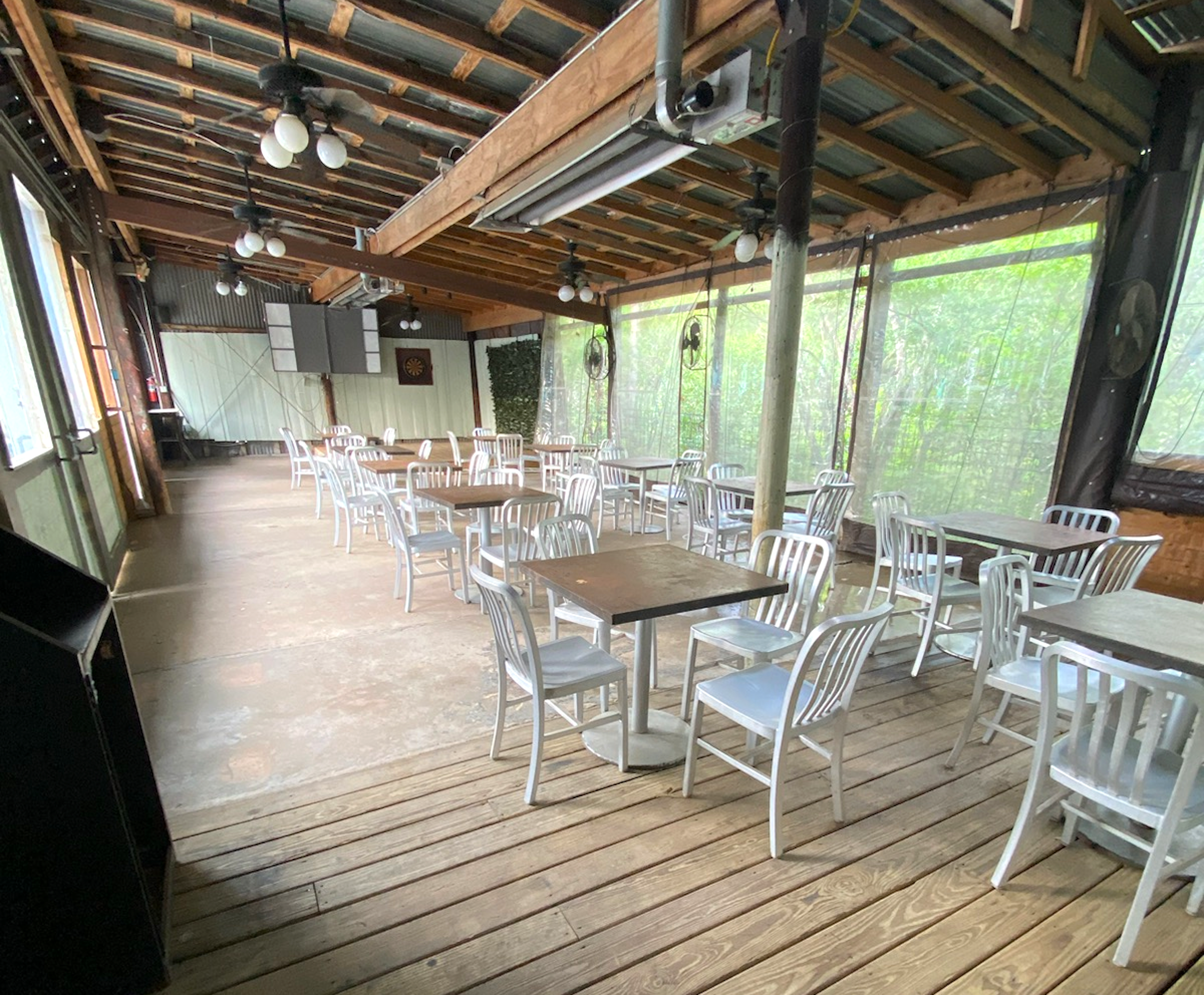 Versatile Open Air Event Space along Bouldin Creek on South 1st Street, close to downtown