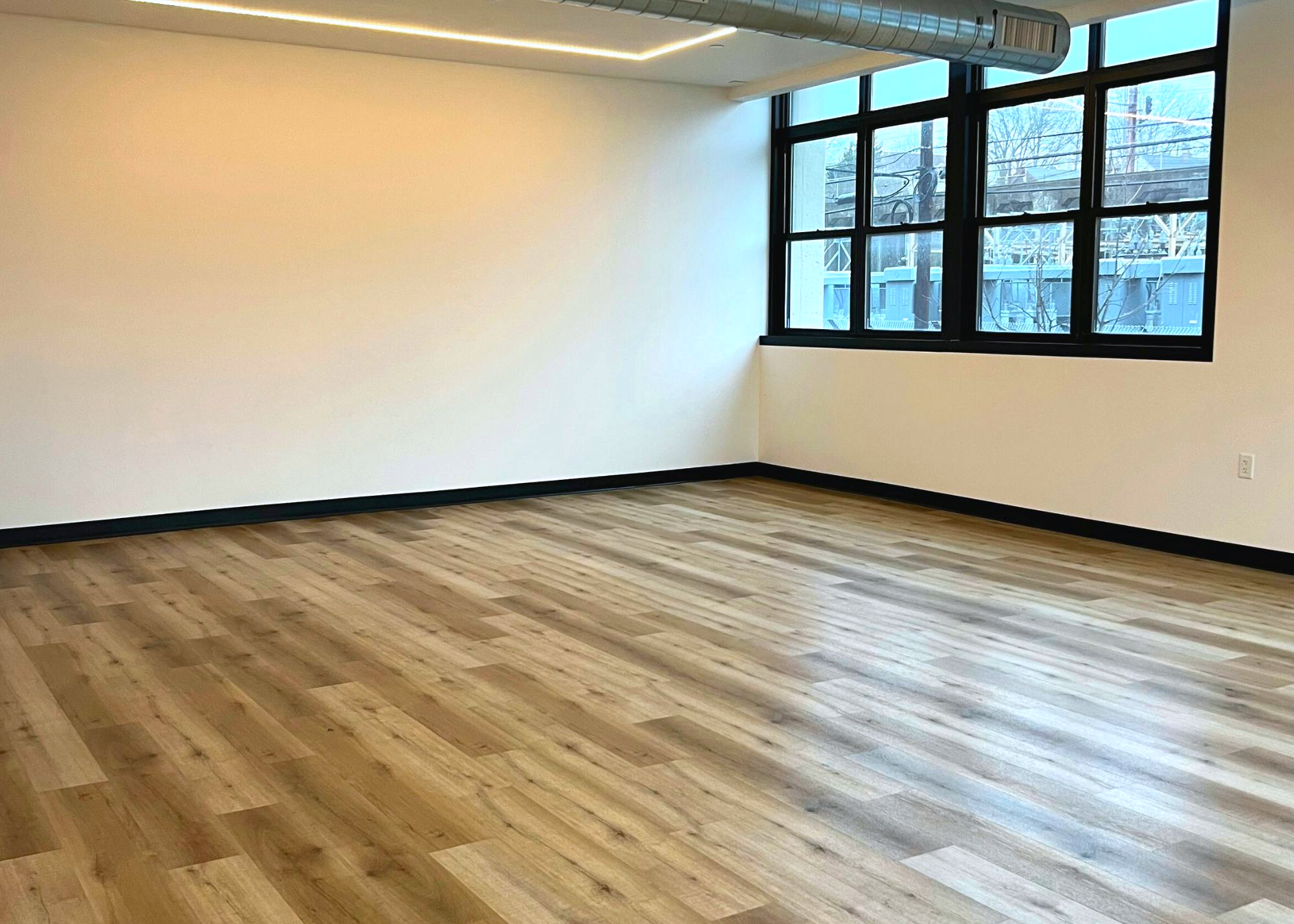 Bright, Airy, Flexible Space with an Industrial Vibe