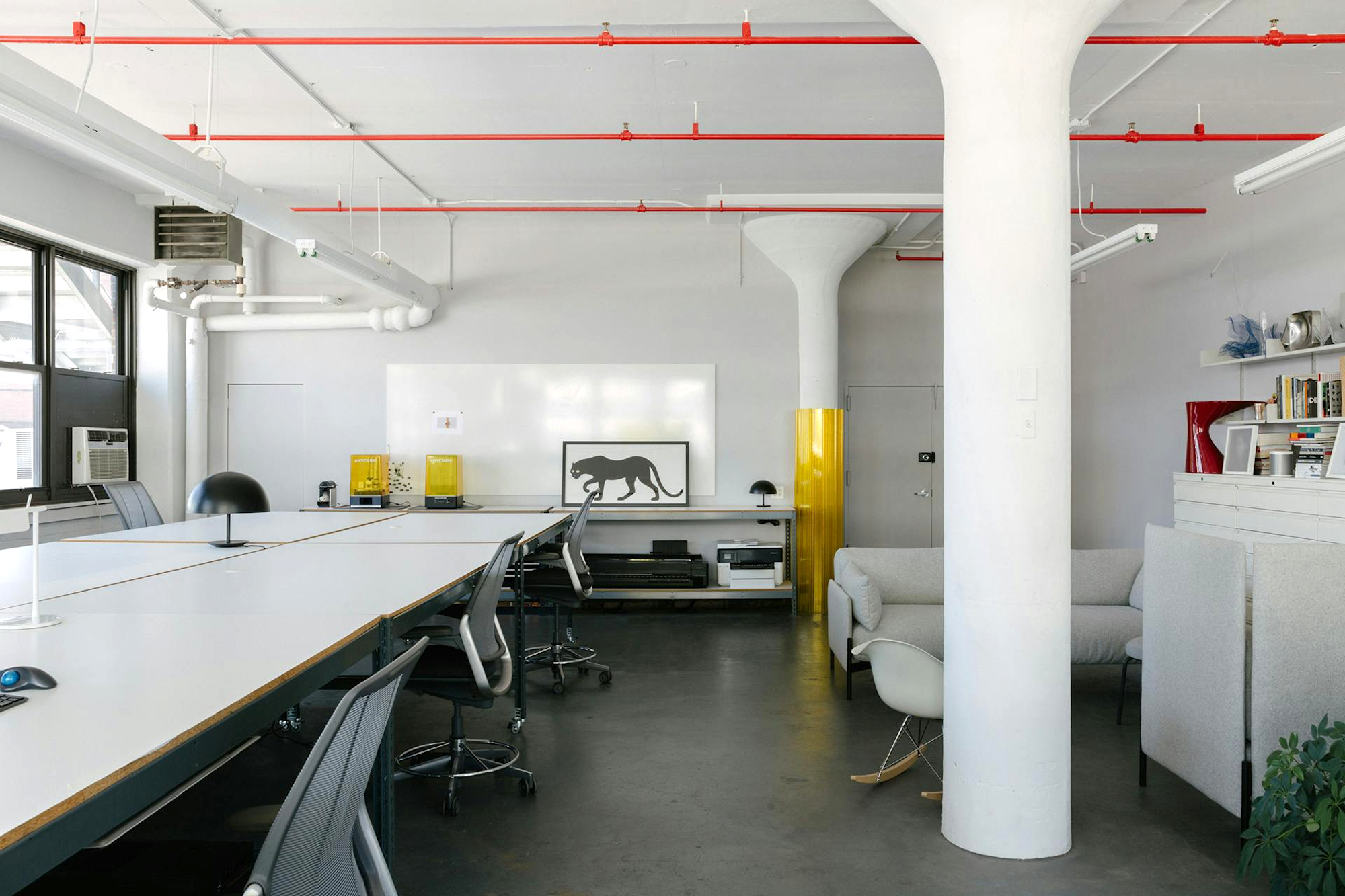Minimal Bright Office Space Brooklyn