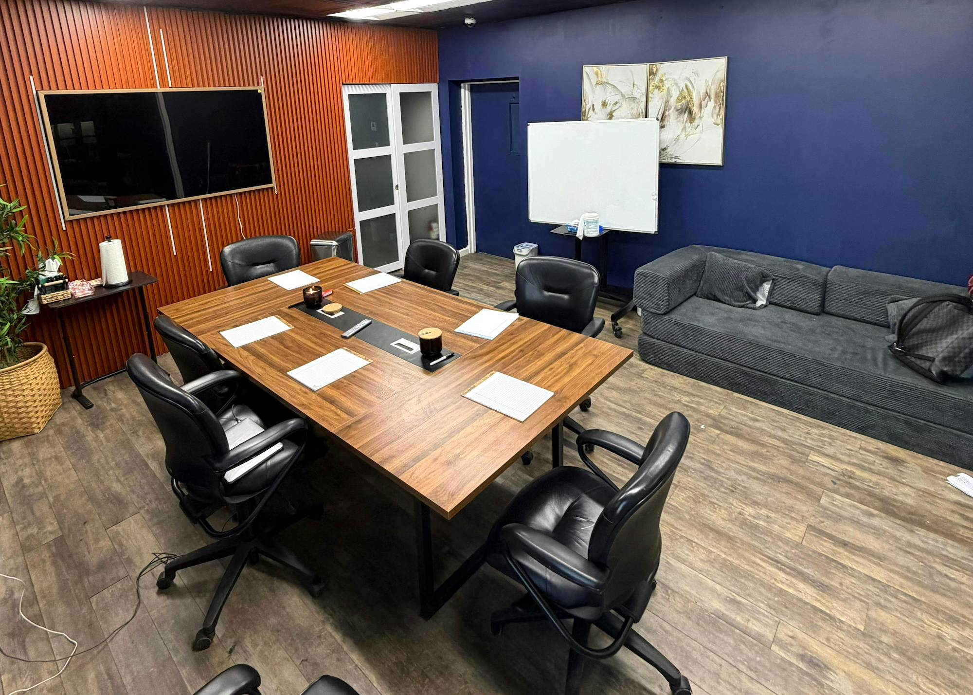 Modern Conference & Content Studio with High-Tech AV