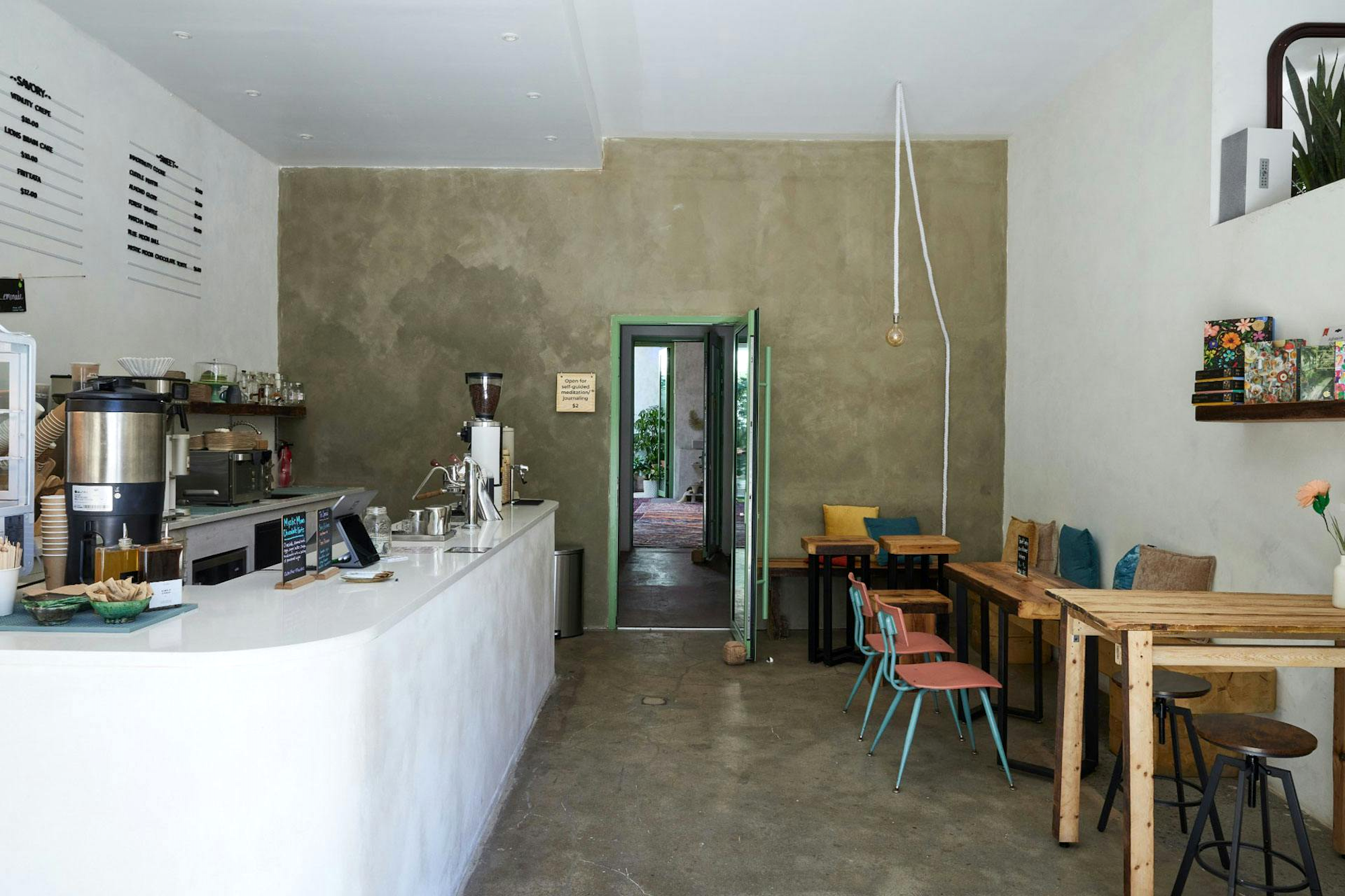 Sustainable and Serene Cafe in Williamsburg