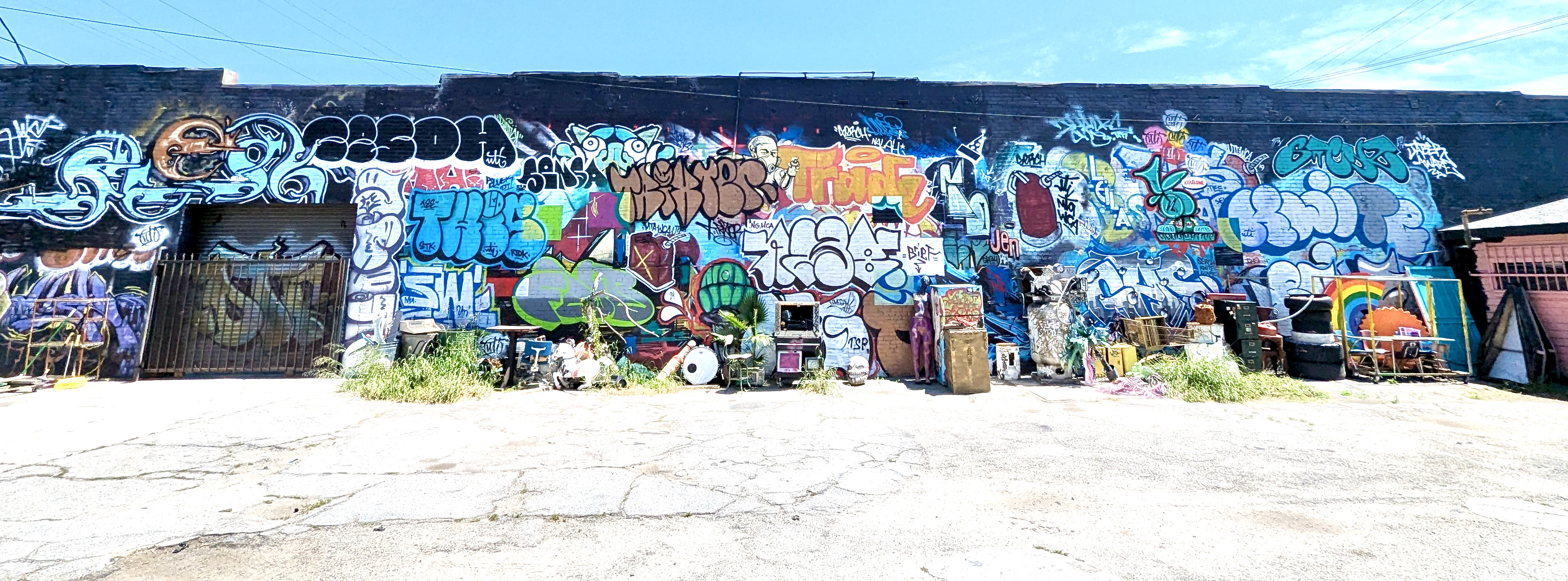 Graffiti Wall / Outdoor Stage @ Electric Pony Studios