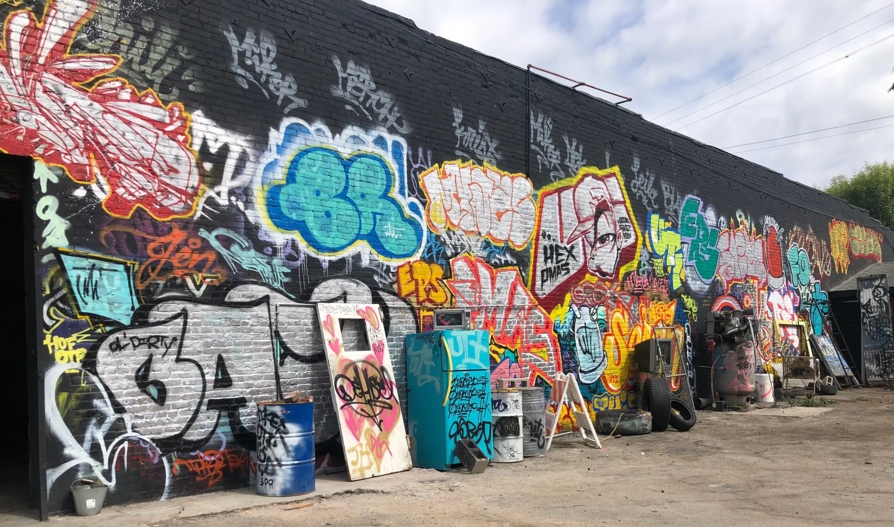 Graffiti Wall / Outdoor Stage @ Electric Pony Studios