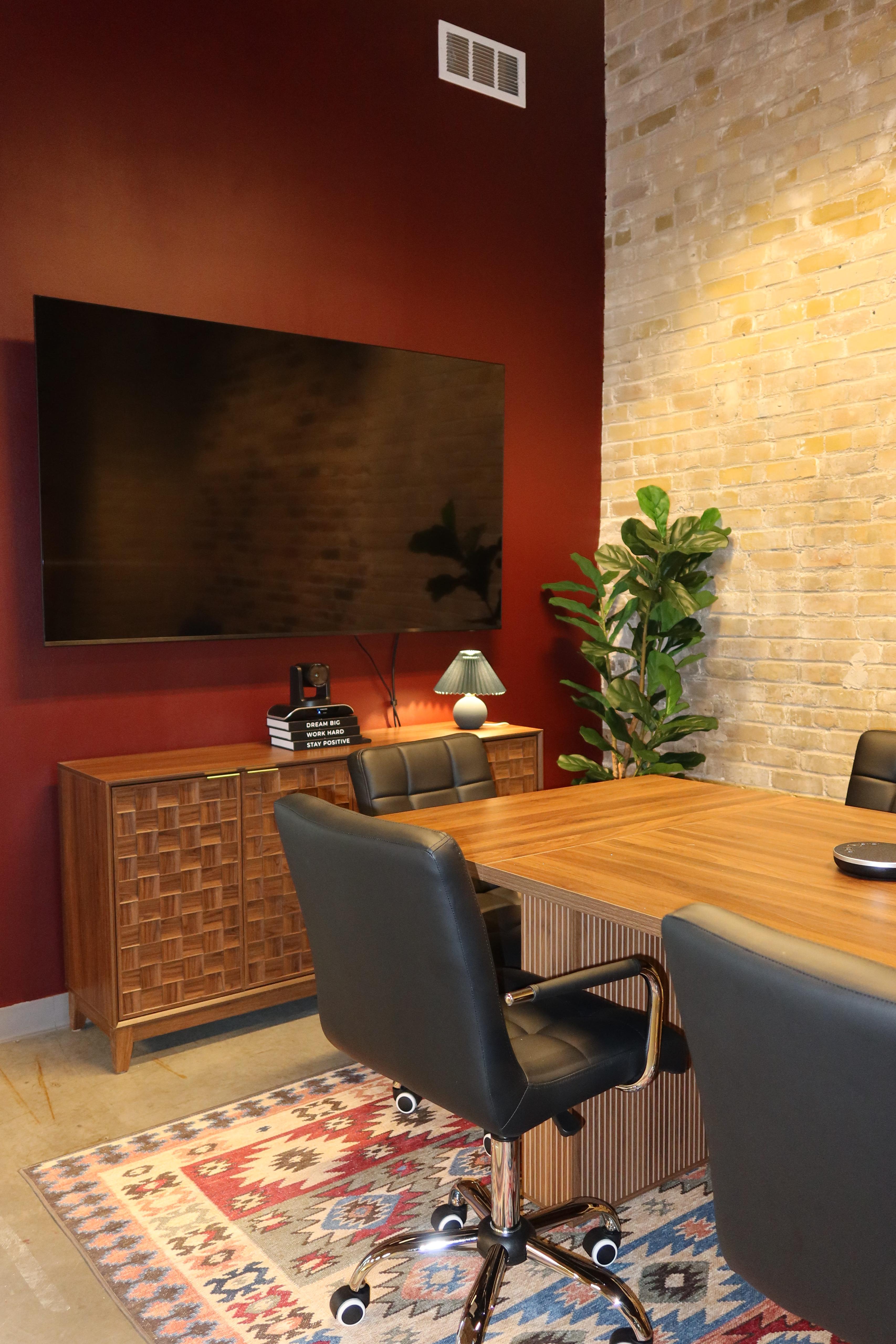 Designer Loft with Exposed Brick