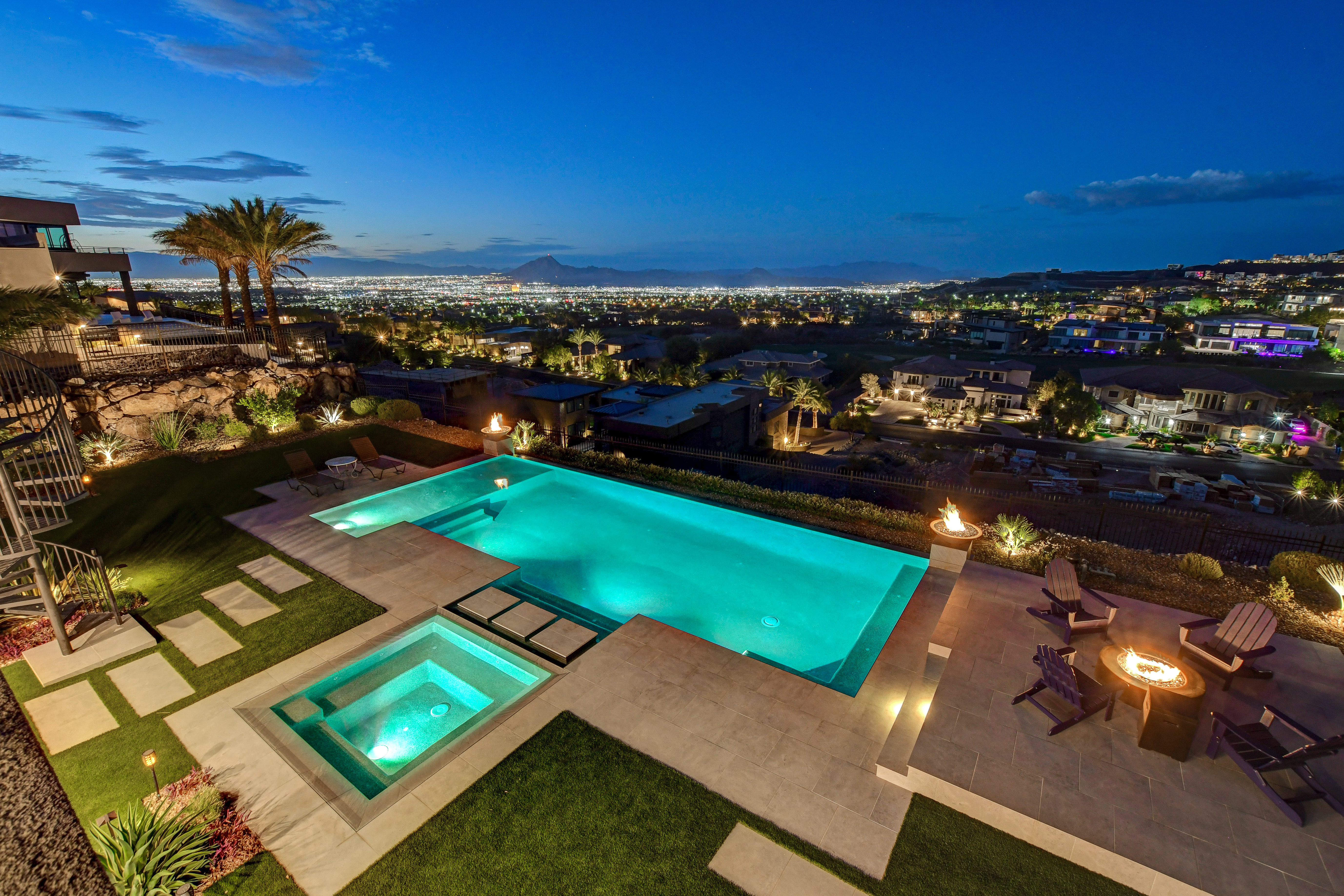 Luxury Mcdonald Highland Modern Home with a Designer Pool