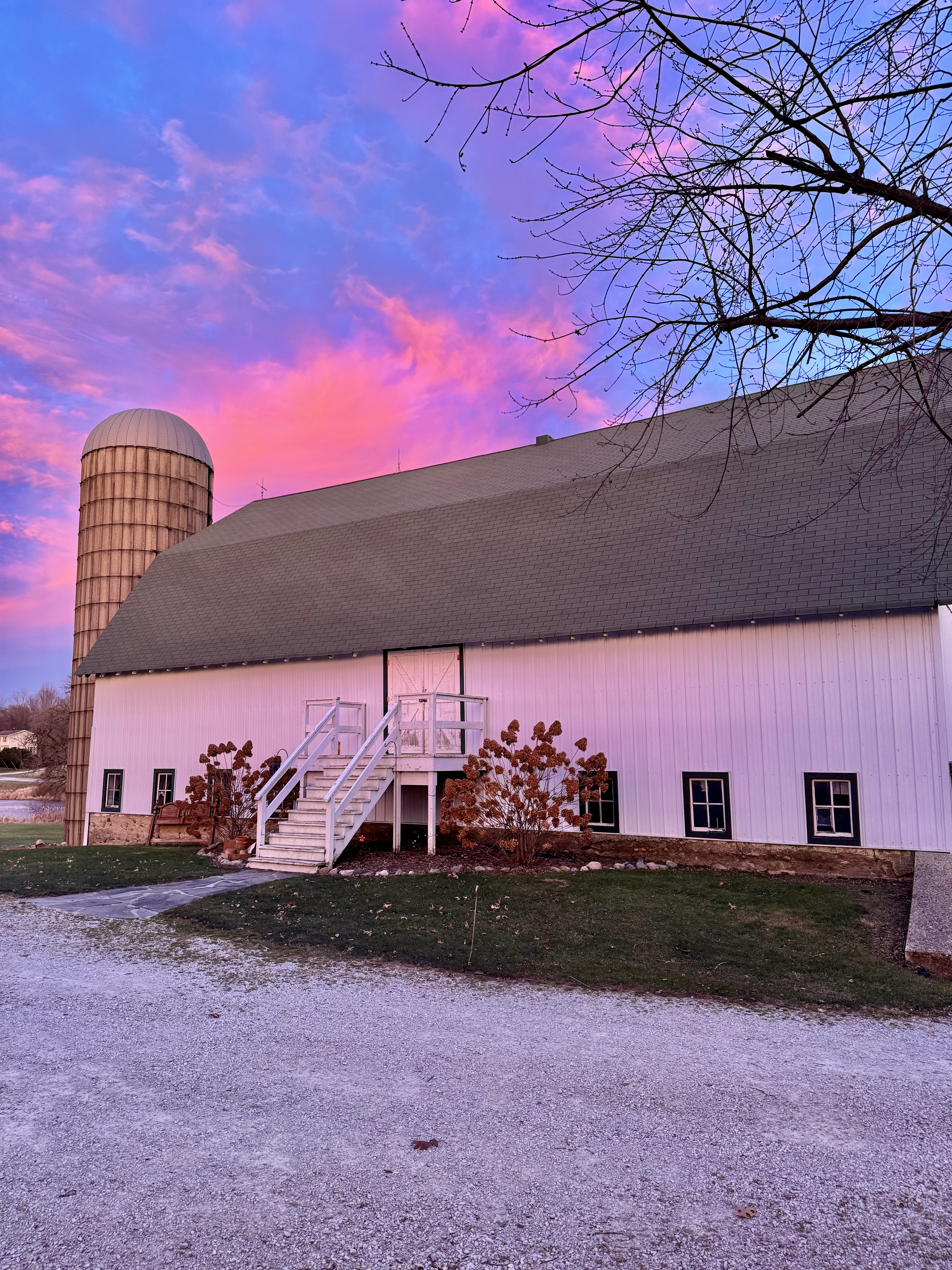 Historic 15-acre Estate with 2-story Brick Farmhouse and Hay Barn