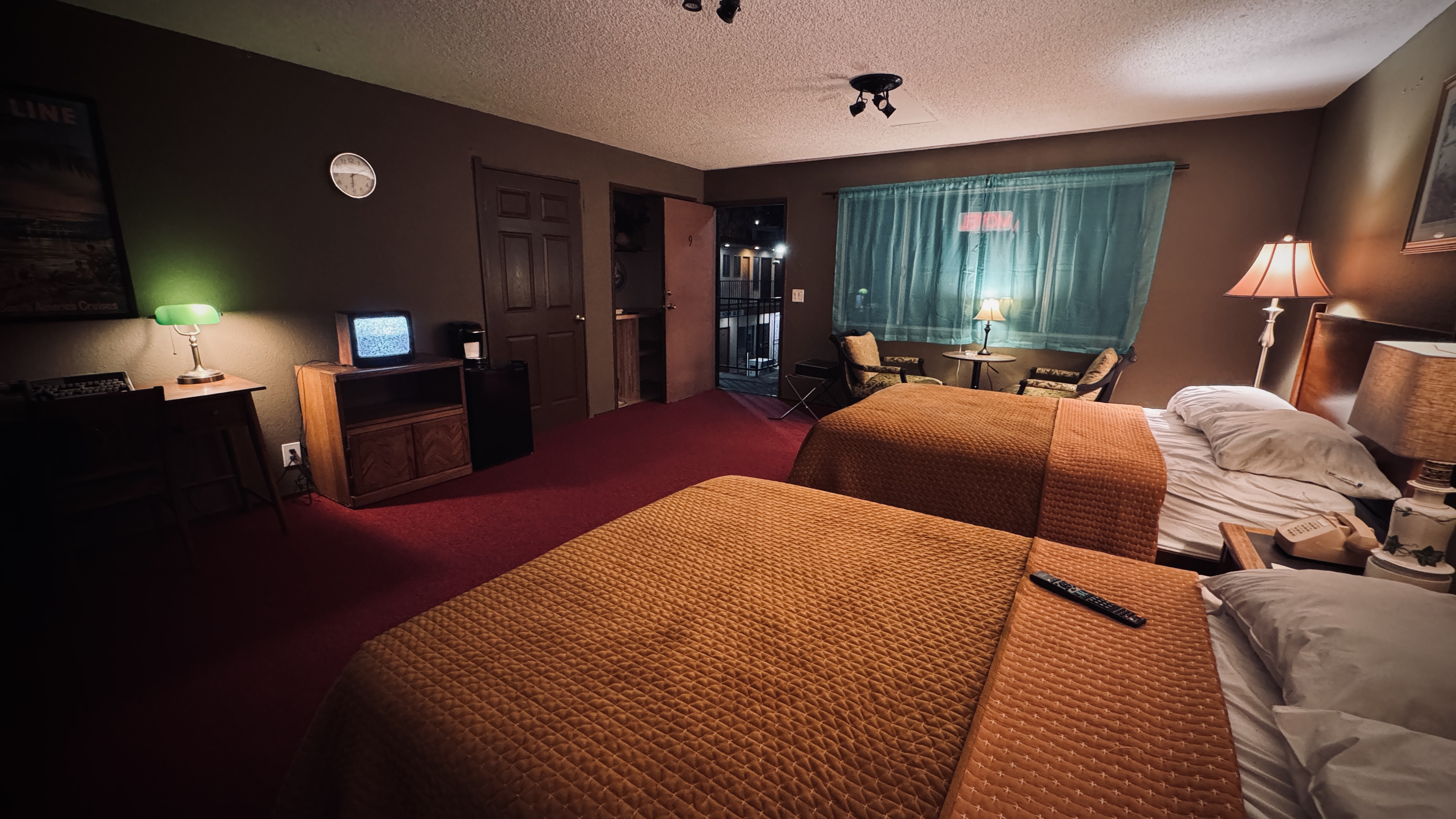 Vintage Motel, Hotel Set for Filming in LA