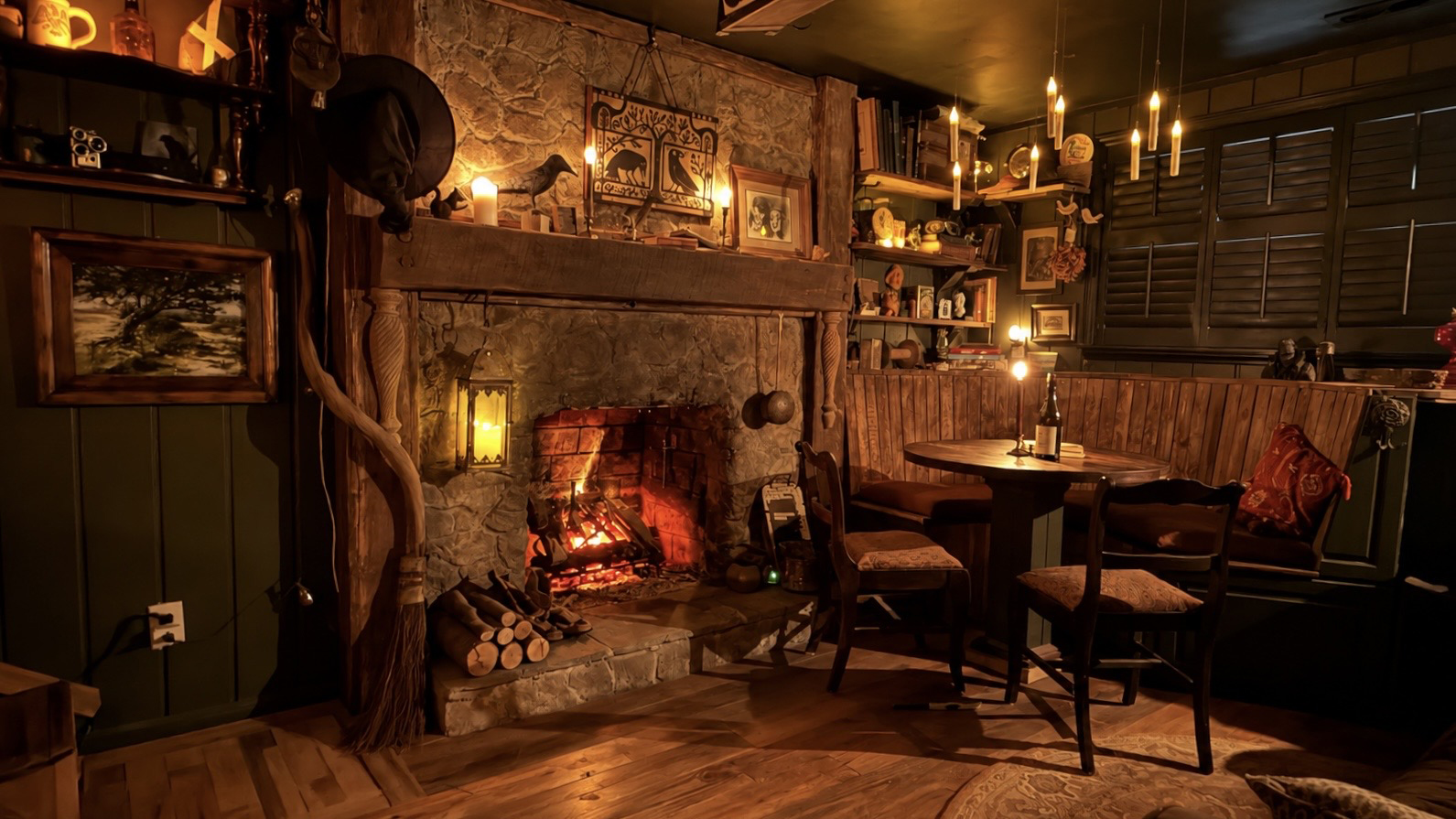 A basement Scottiish tavern called The Crooked Crow