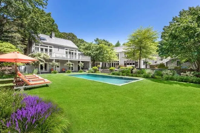 East Hampton Barn-Style Estate with Pool & Tennis Court