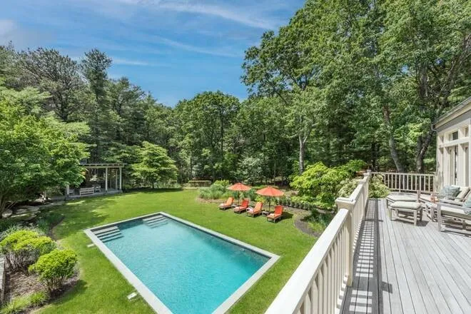East Hampton Barn-Style Estate with Pool & Tennis Court