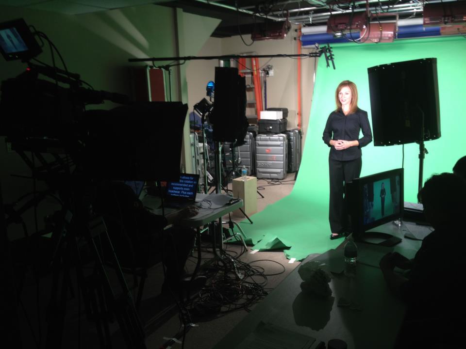 Sound Studio with Grid Lighting