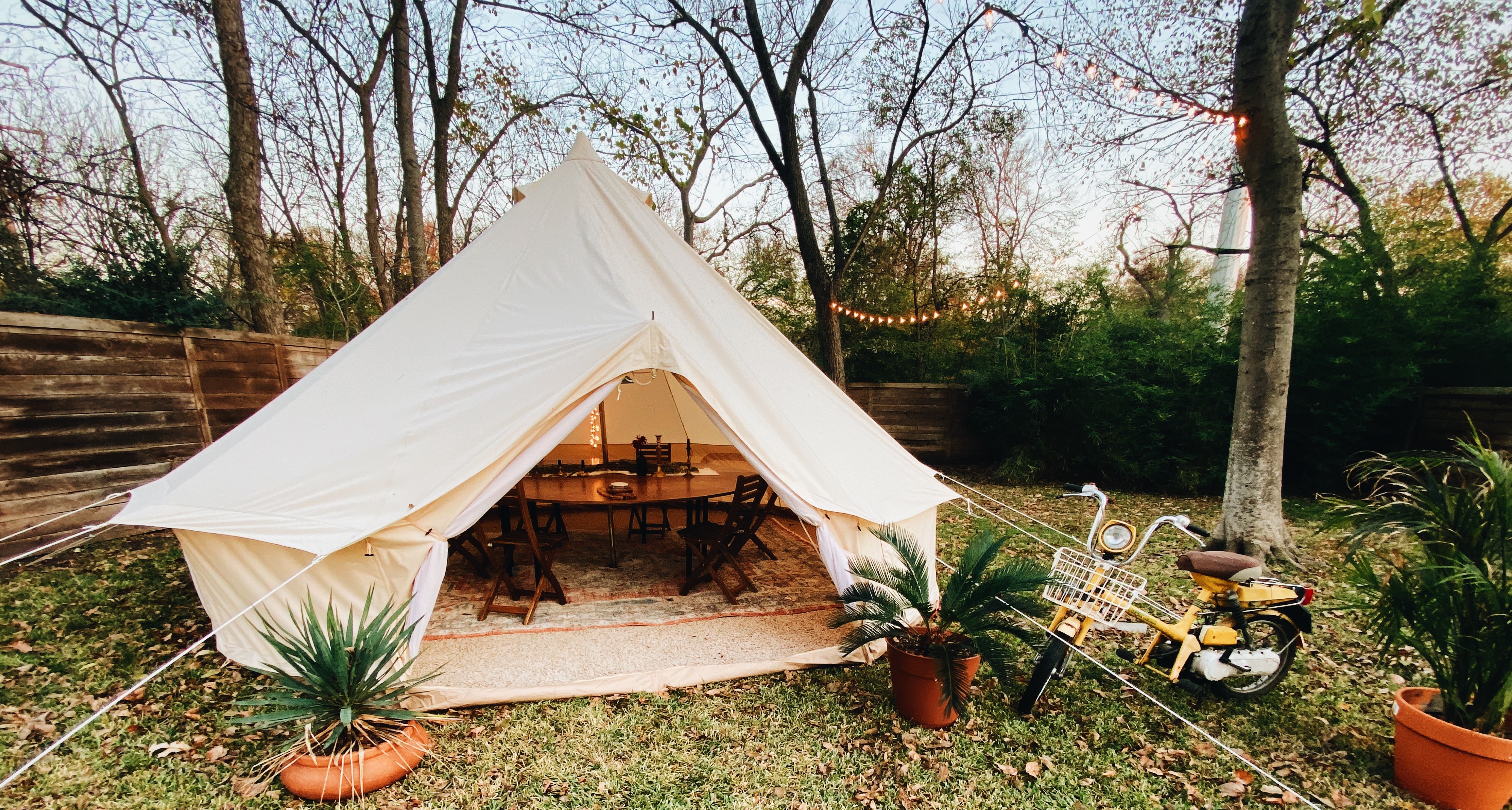 East Dallas Tent and Backyard - TheTentDudes