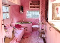 Vintage 1963 Airstream Pale Pink Paradise