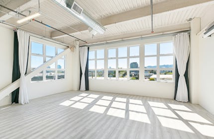 The Apex Studio. Photographers, Videographers, Daylight studio with huge corner windows with a view!