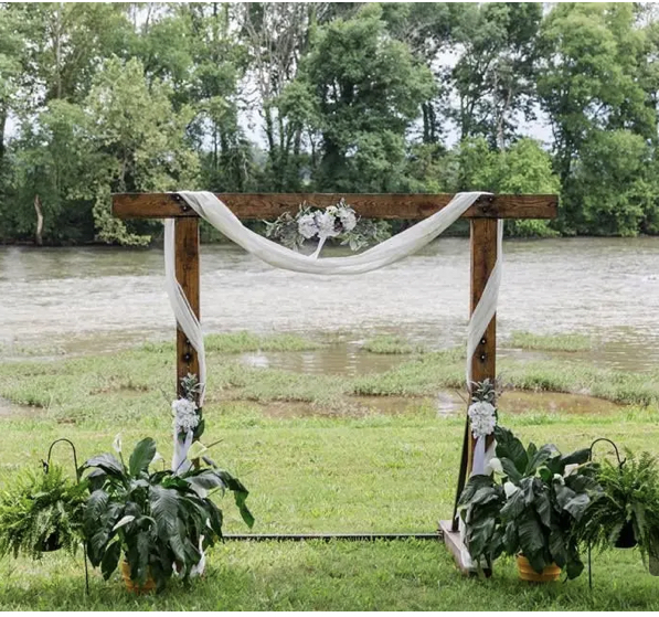 Unique riverfront vineyard venue with 2 story gazebo
