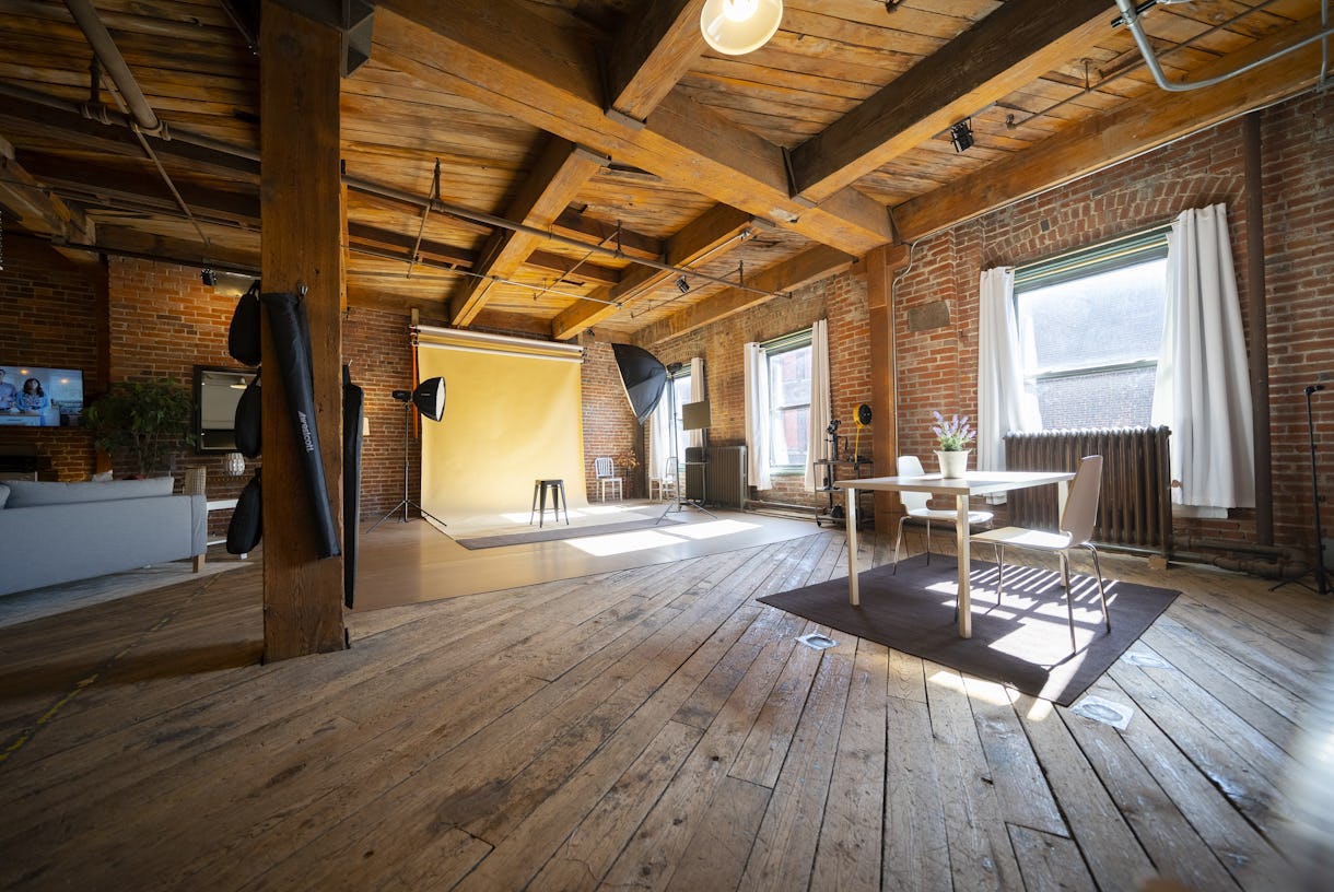Huge Natural Light Exposed Brick Light Production Space 