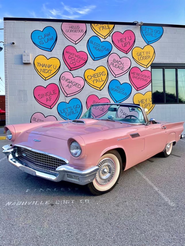 1957 Dusk Rose Thunderbird