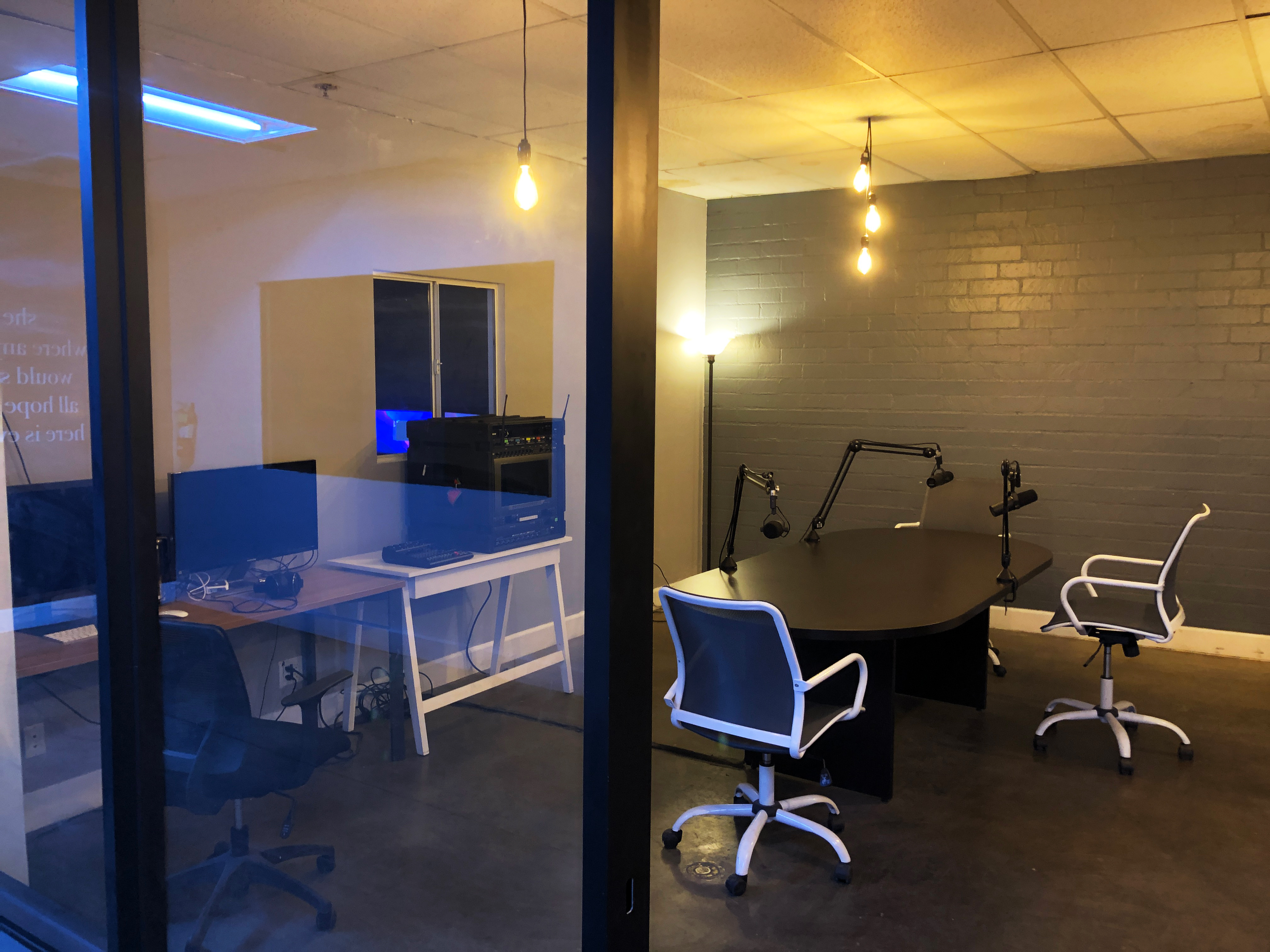 Podcast Recording Studio Space