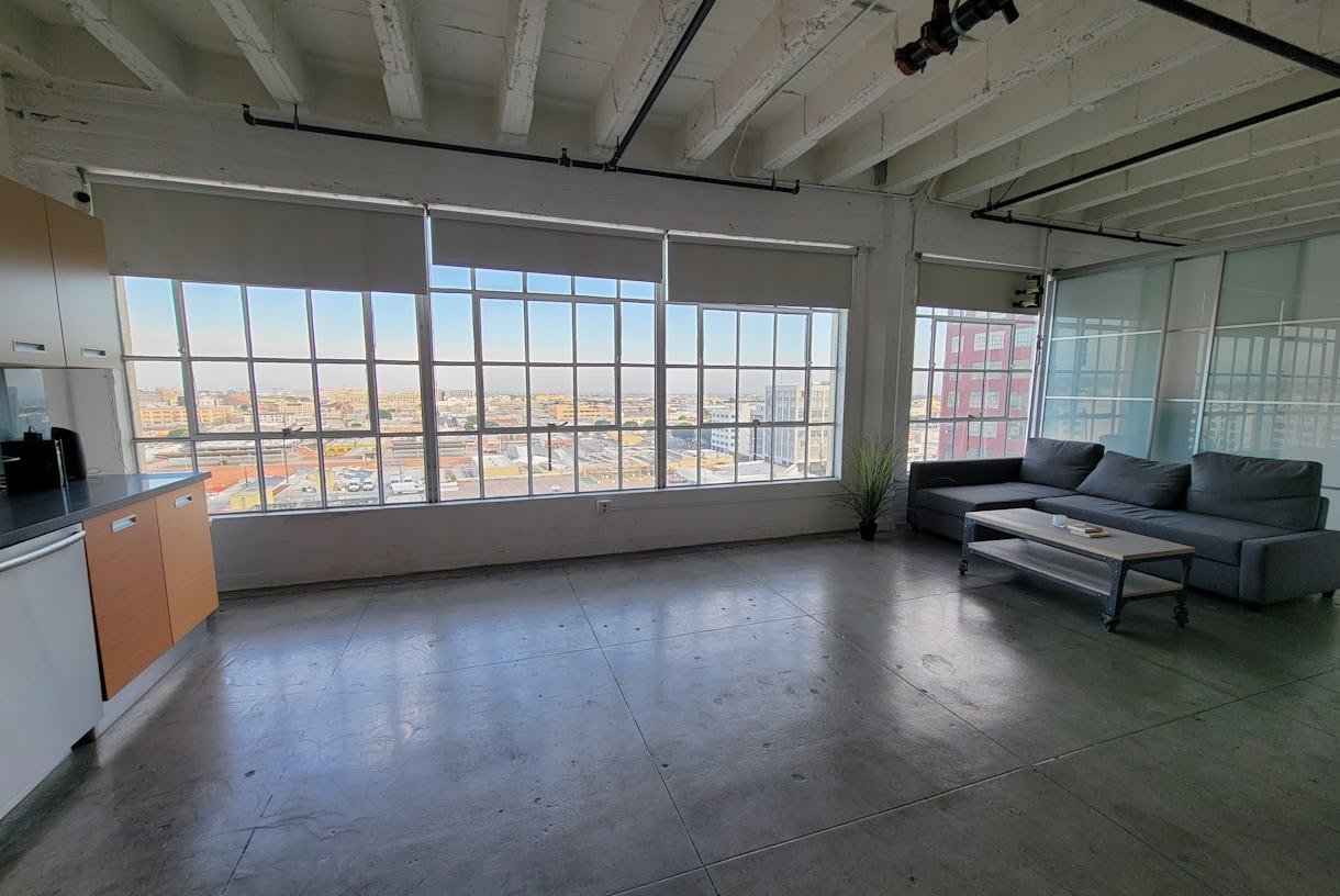Open Loft Space with Broad Windows