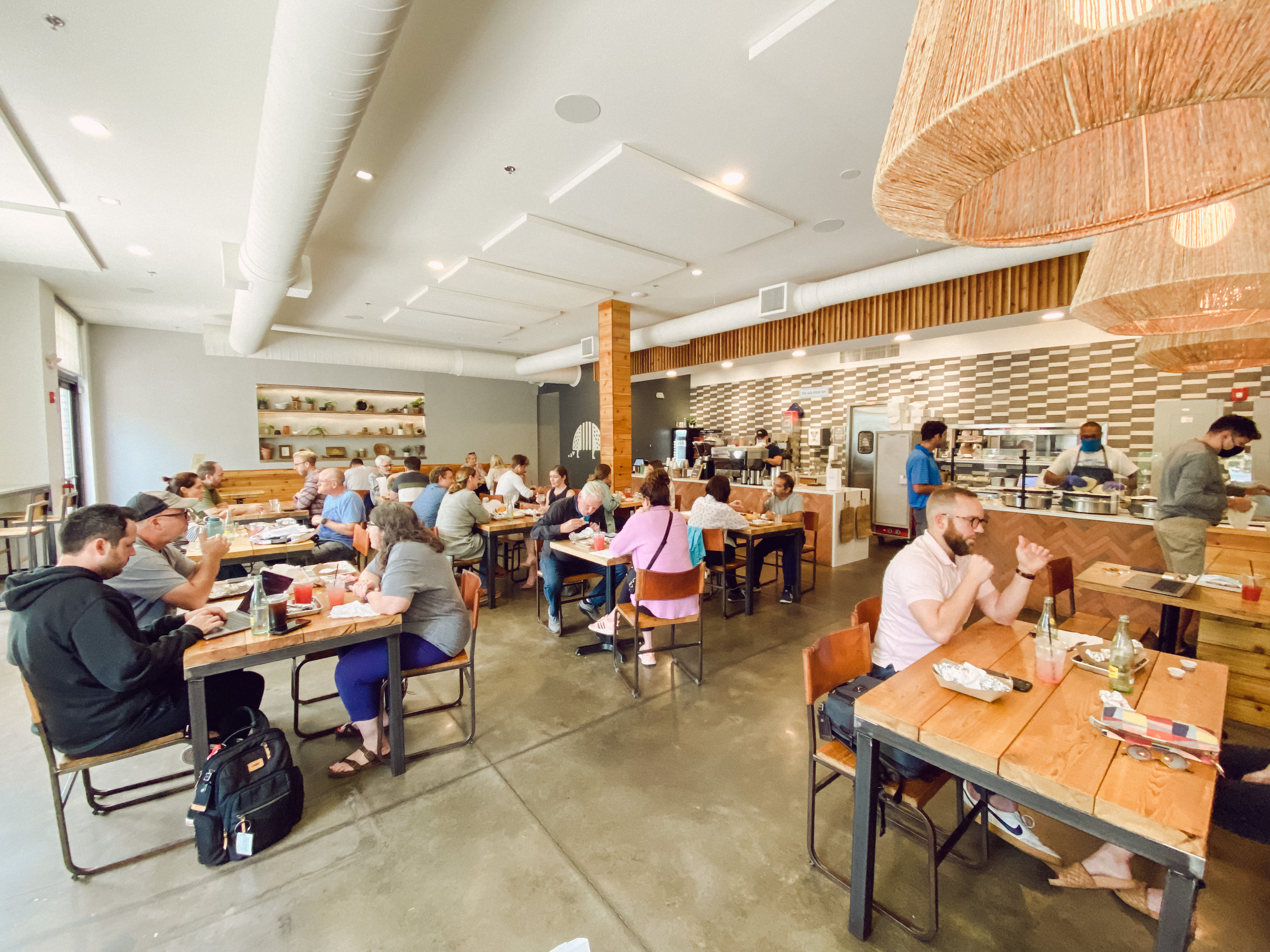 Ladybird Taco - Fast Casual Restaurant with Warm, Wood Tones