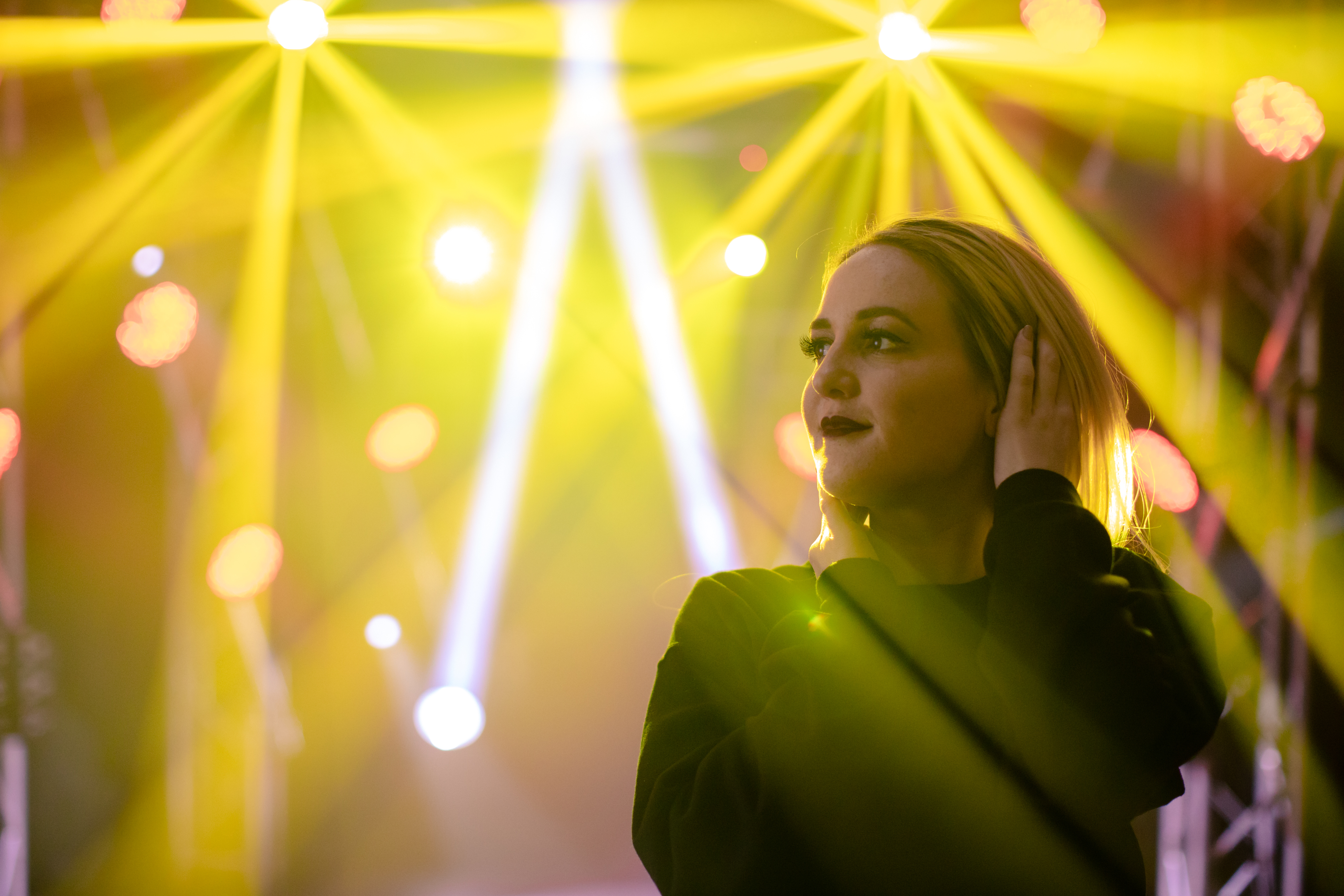 Black Box Sound Stage Studio with Production Lighting