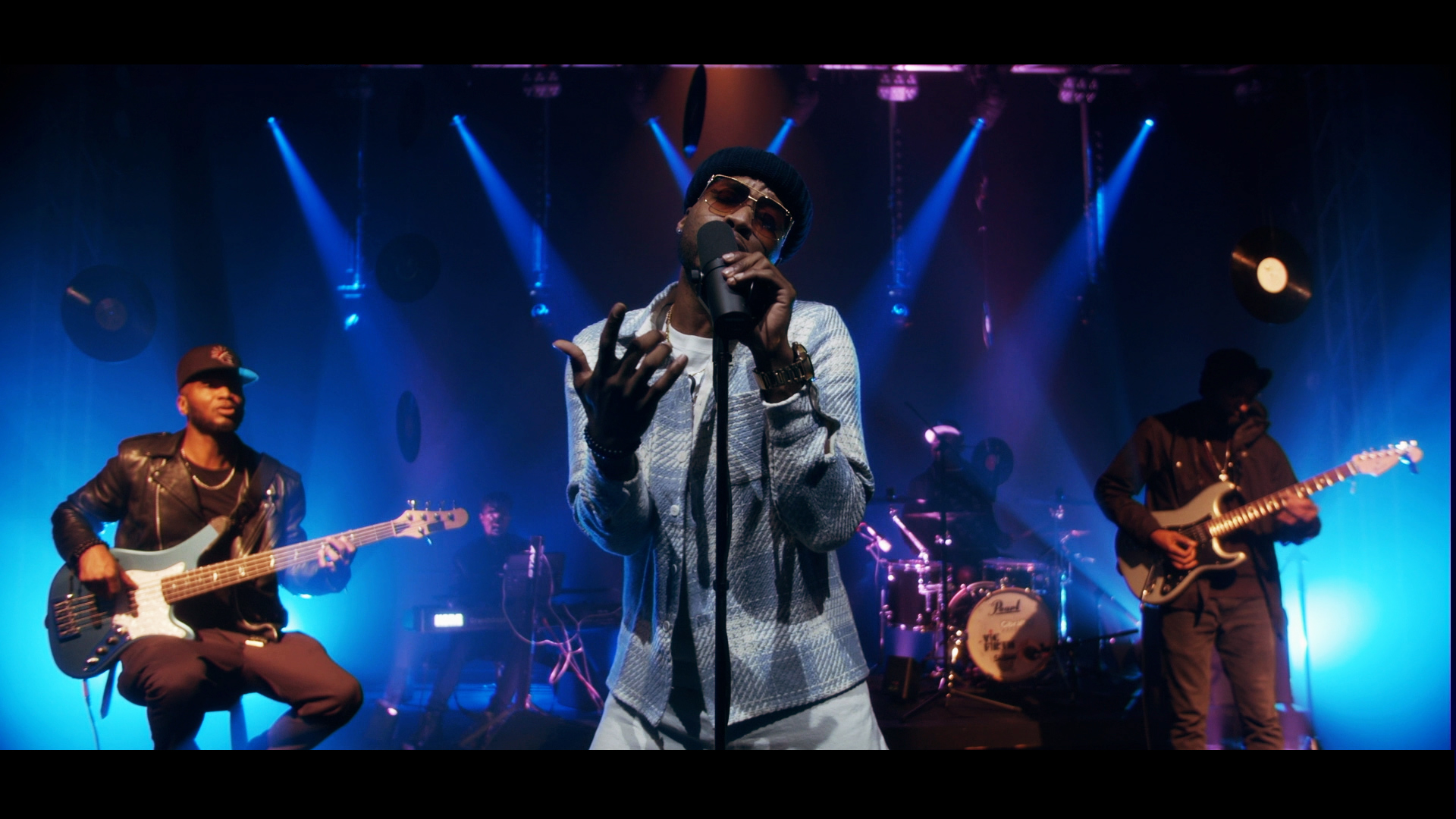 Black Box Sound Stage Studio with Production Lighting