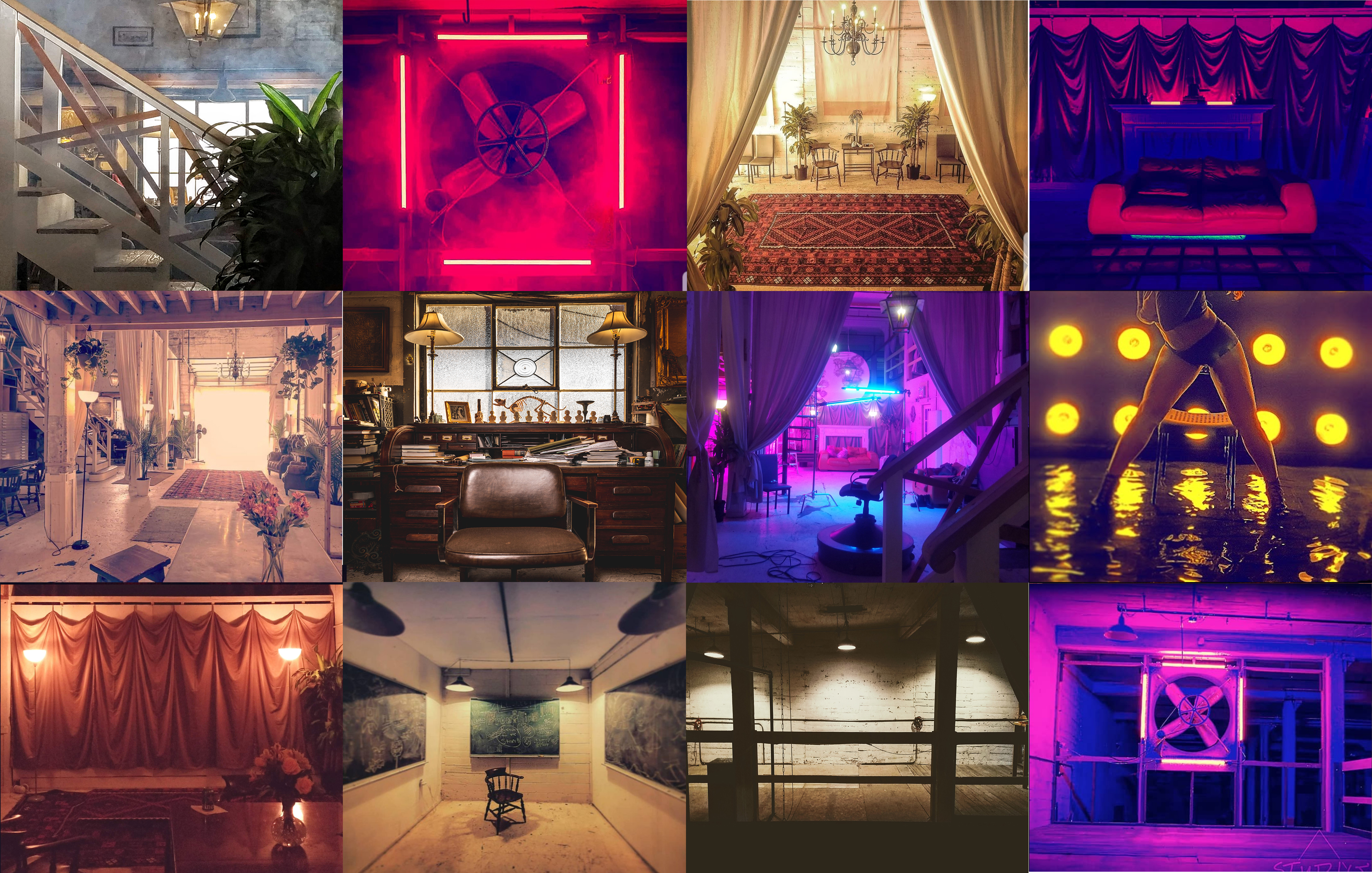 Multiple Set Warehouse Production Studio