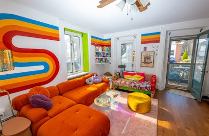Colorful, Eclectic, Retro-Inspired 120 year old Home