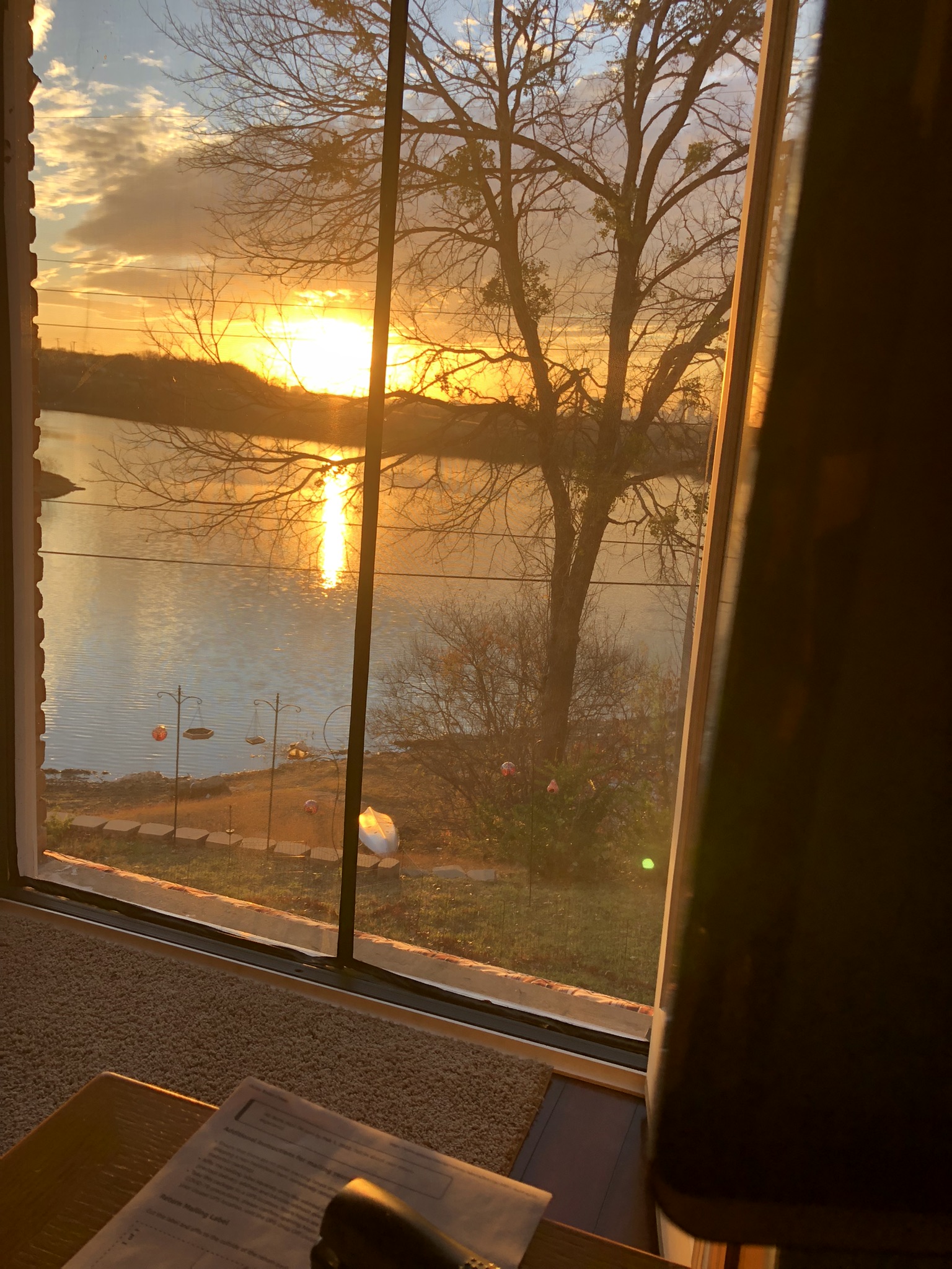 Private House with Lake and Downtown Fort Worth Views