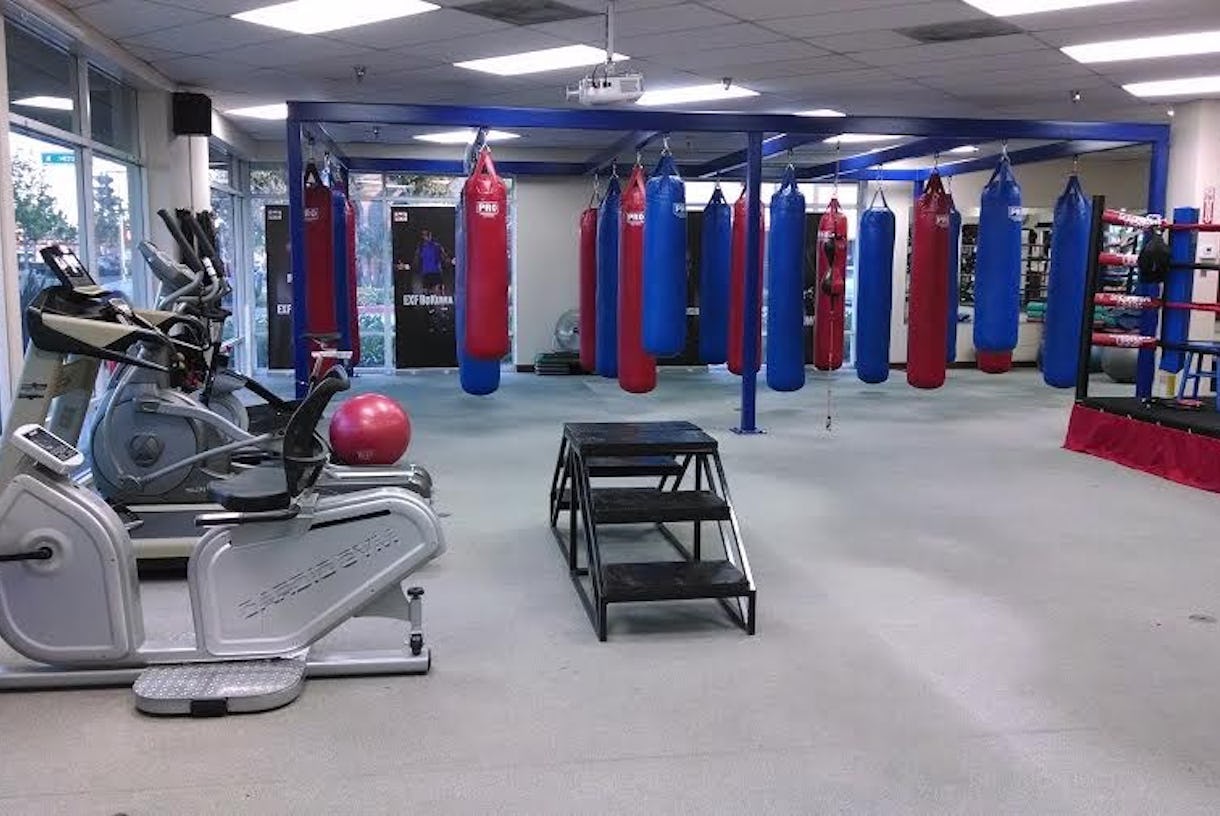 SPACIOUS BOXING GYM and FITNESS STUDIO - A PERFECT LOCATION with boxing bags and lots of equipment