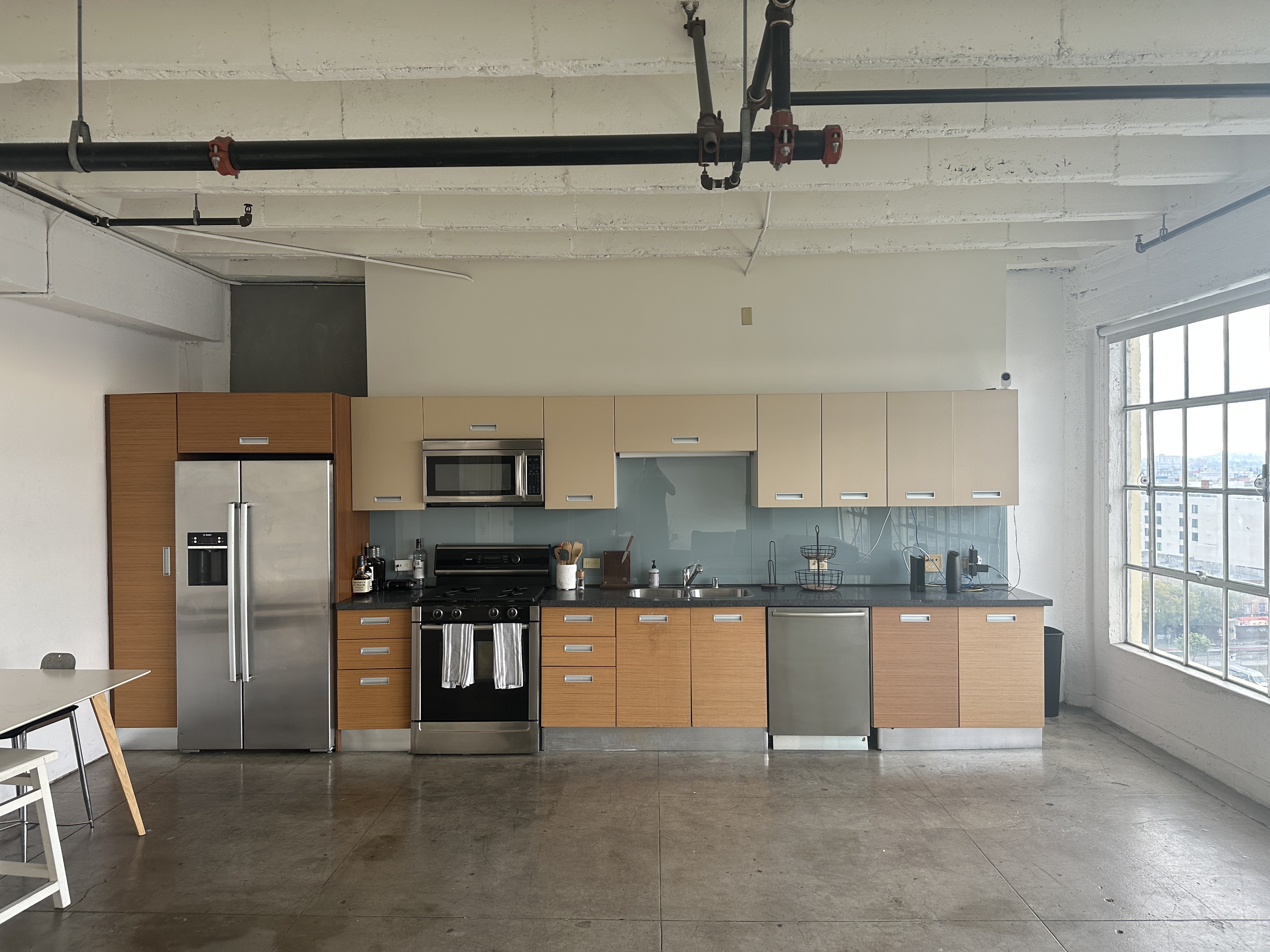 Open Loft Space with Broad Windows