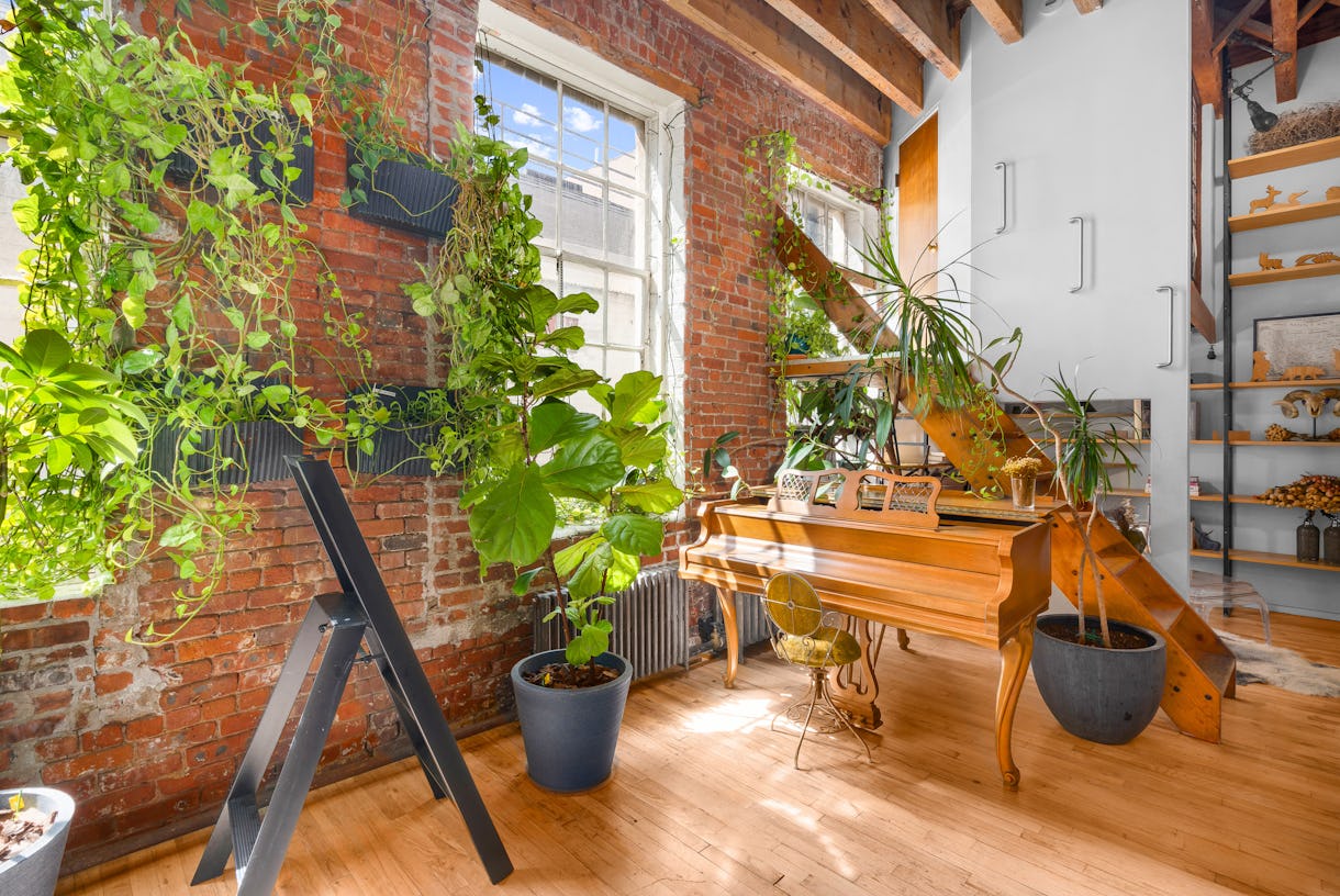Full floor Village loft with a SOHO feel, 3,500 Sq ft w/ designer furniture, huge open office, plants, piano, keyed elevator available