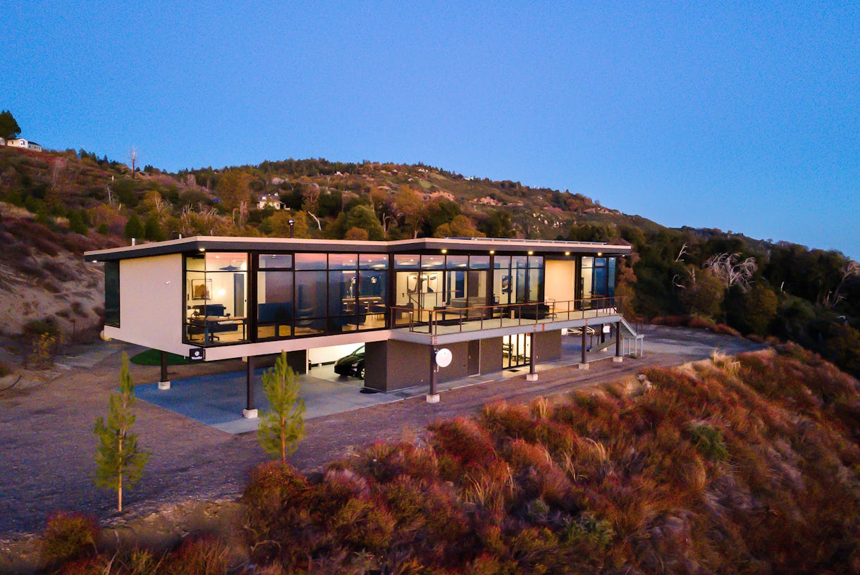 Amazing Mountain Views From Modern SoCal Home