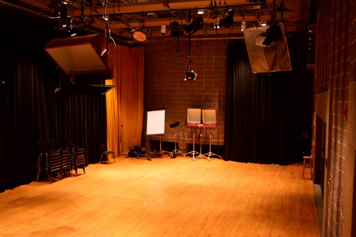 Downtown Studio Sound Stage with Exposed Brick & Infrastructure