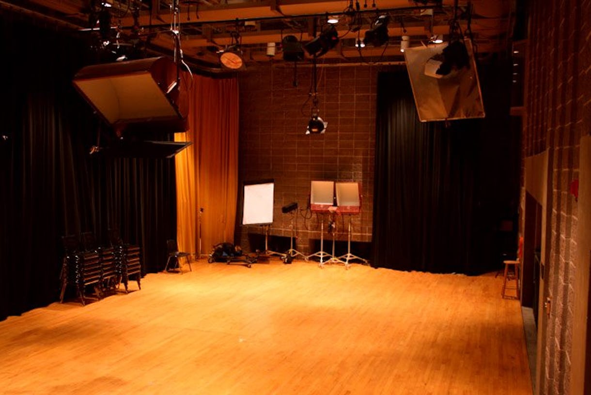 Downtown Studio Sound Stage with Exposed Brick & Infrastructure