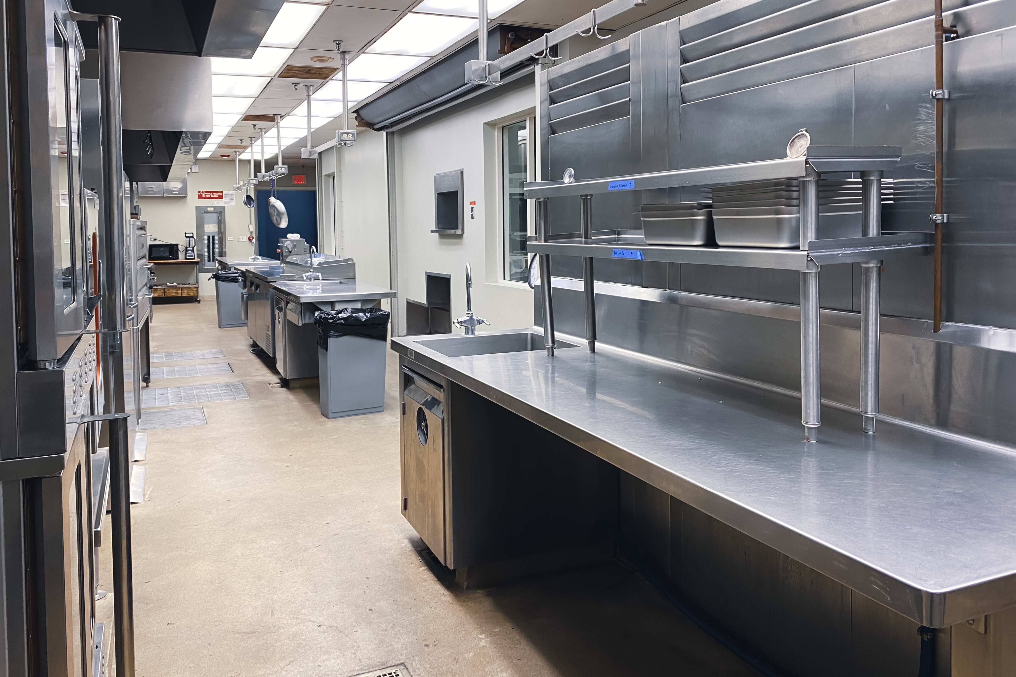 Grade A Commercial Kitchen in Production Facility