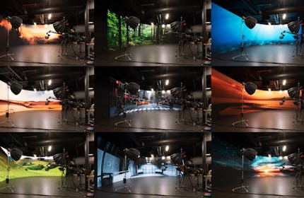  50 x 13ft Volumetric LED Wall | State of the Art Production Studio 
