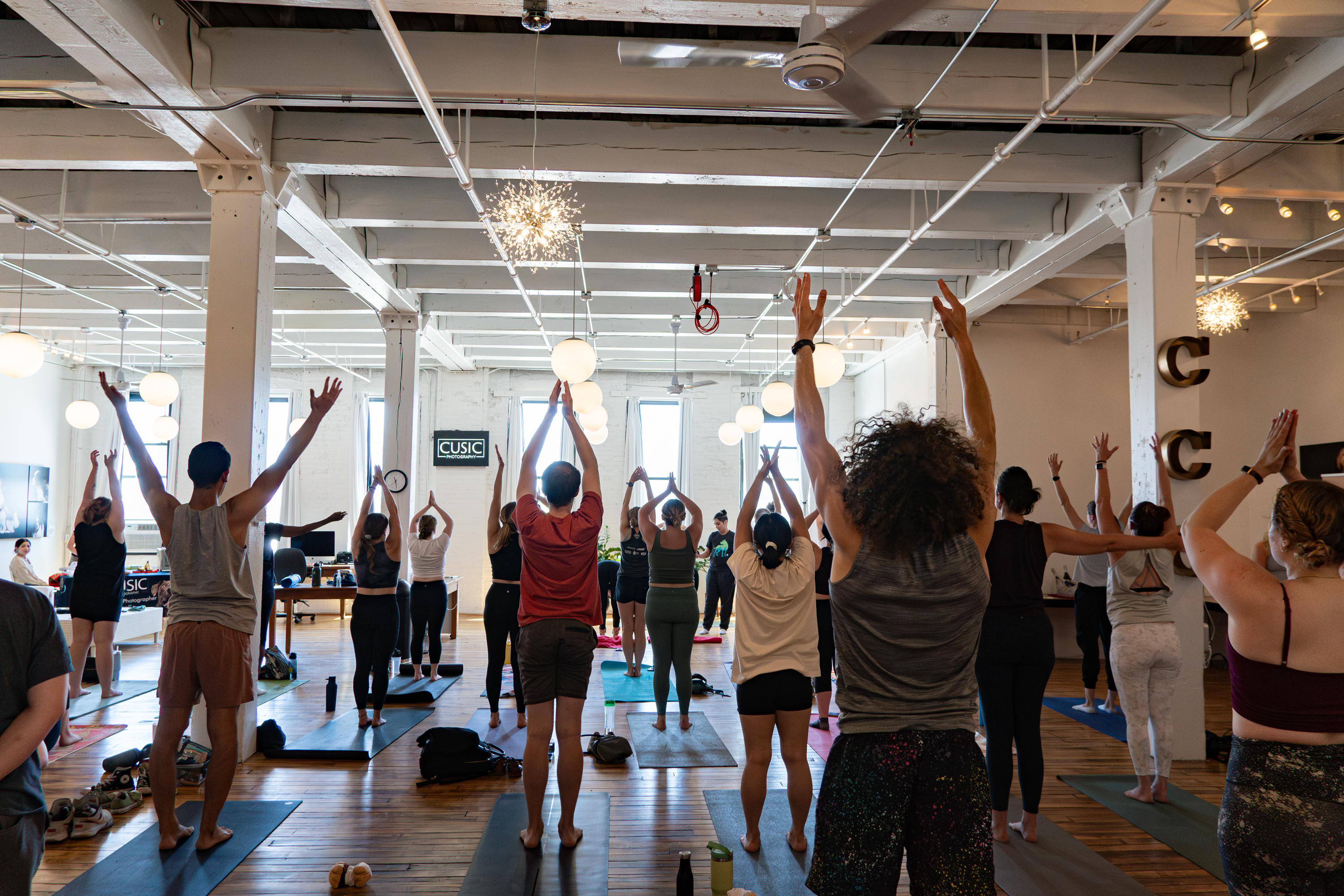 West Town penthouse loft with two Photobooths and a view of the Chicago skyline!