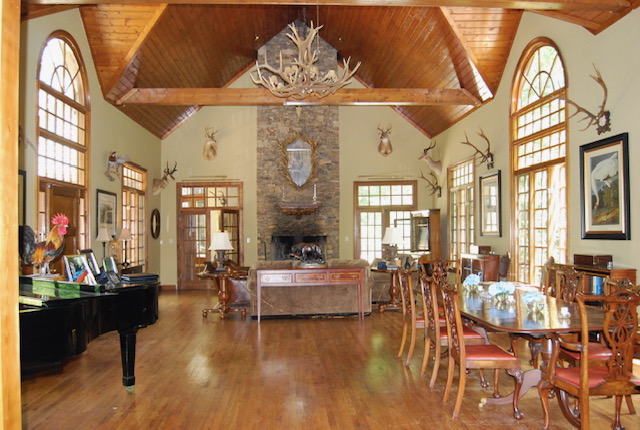 Brigadoon Lodge private trophy trout stream in Blue Ridge Mtns. 