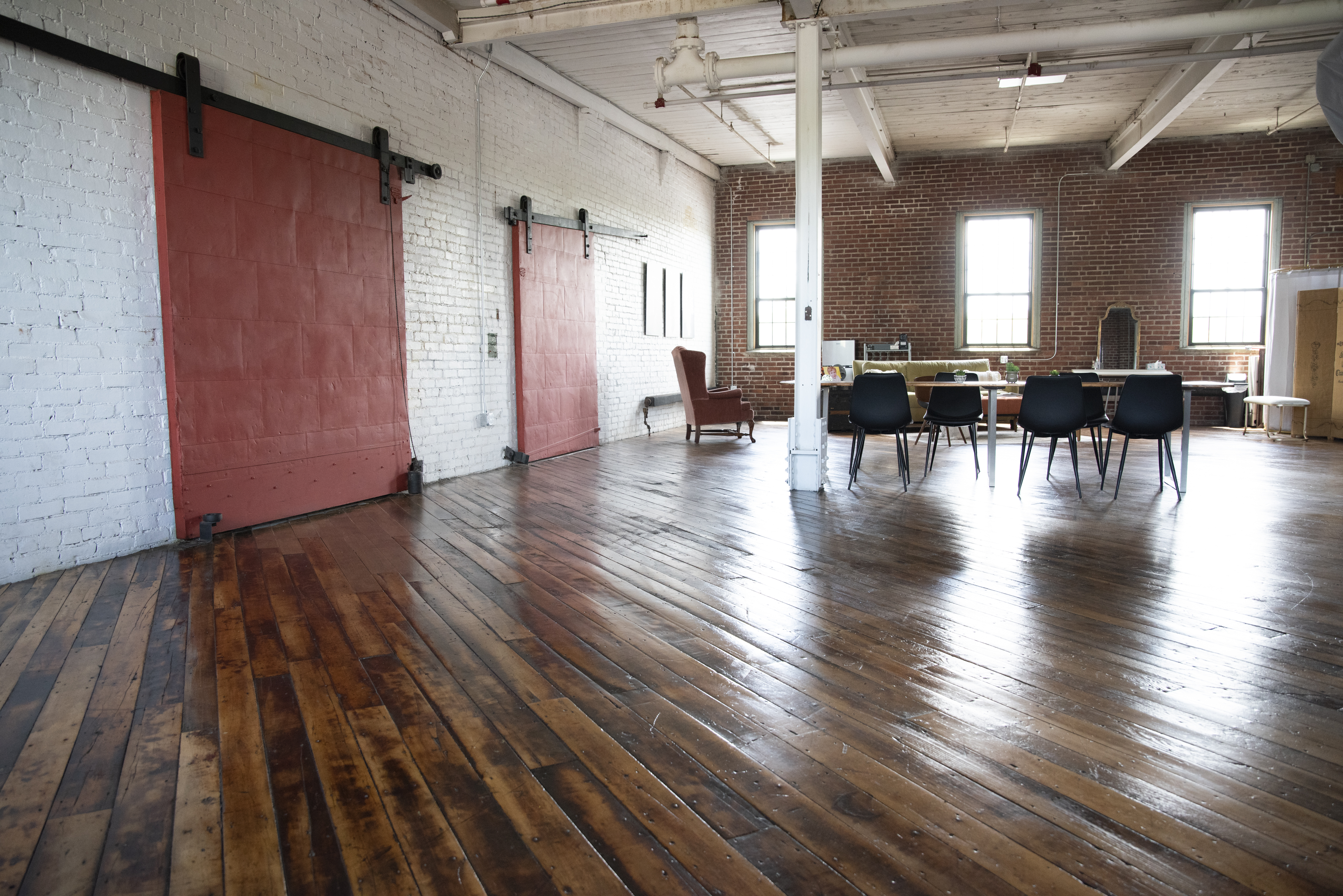Bright Studio Loft with Exposed Brick and Open Layout