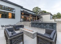 12,000 sq ft. Modern Luxury Home with Outdoor Oasis on a Tree Lined Country street