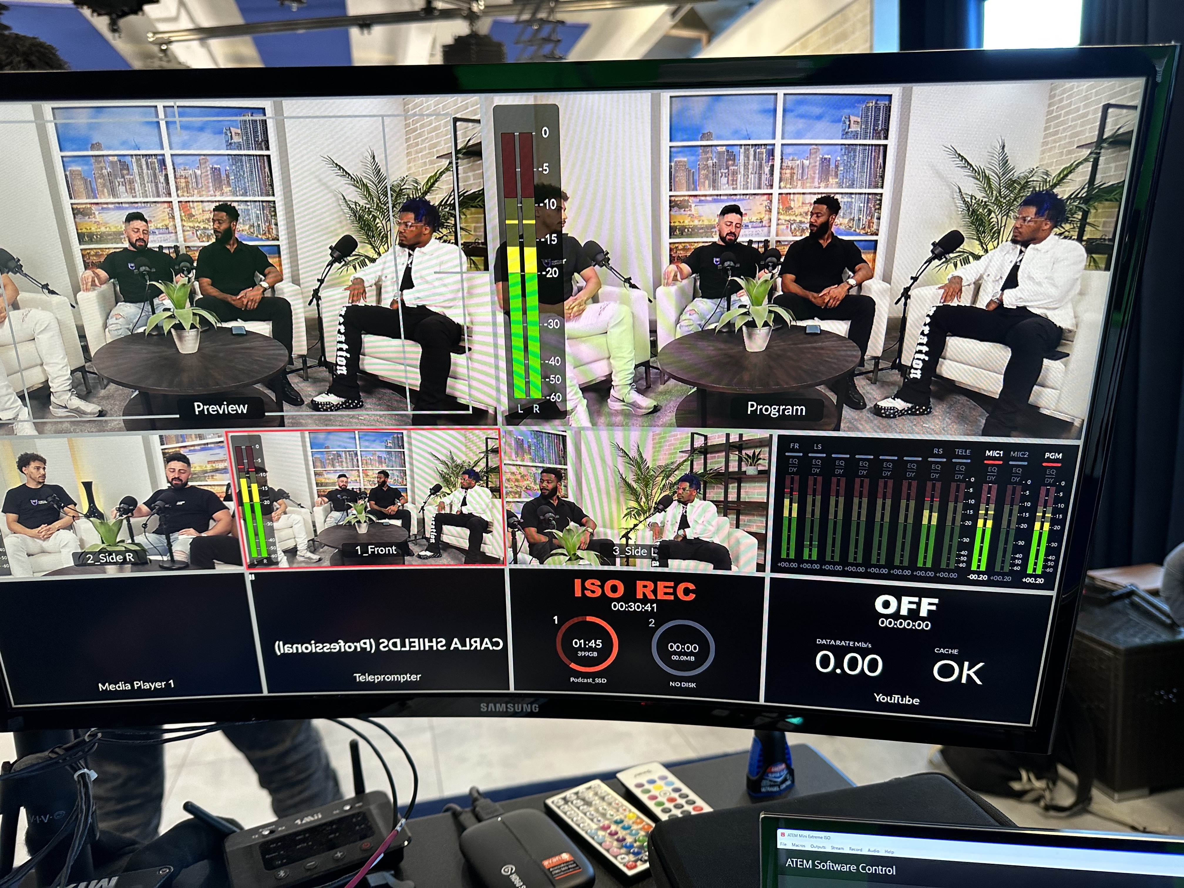  Podcast and Green Screen Video Production Studio