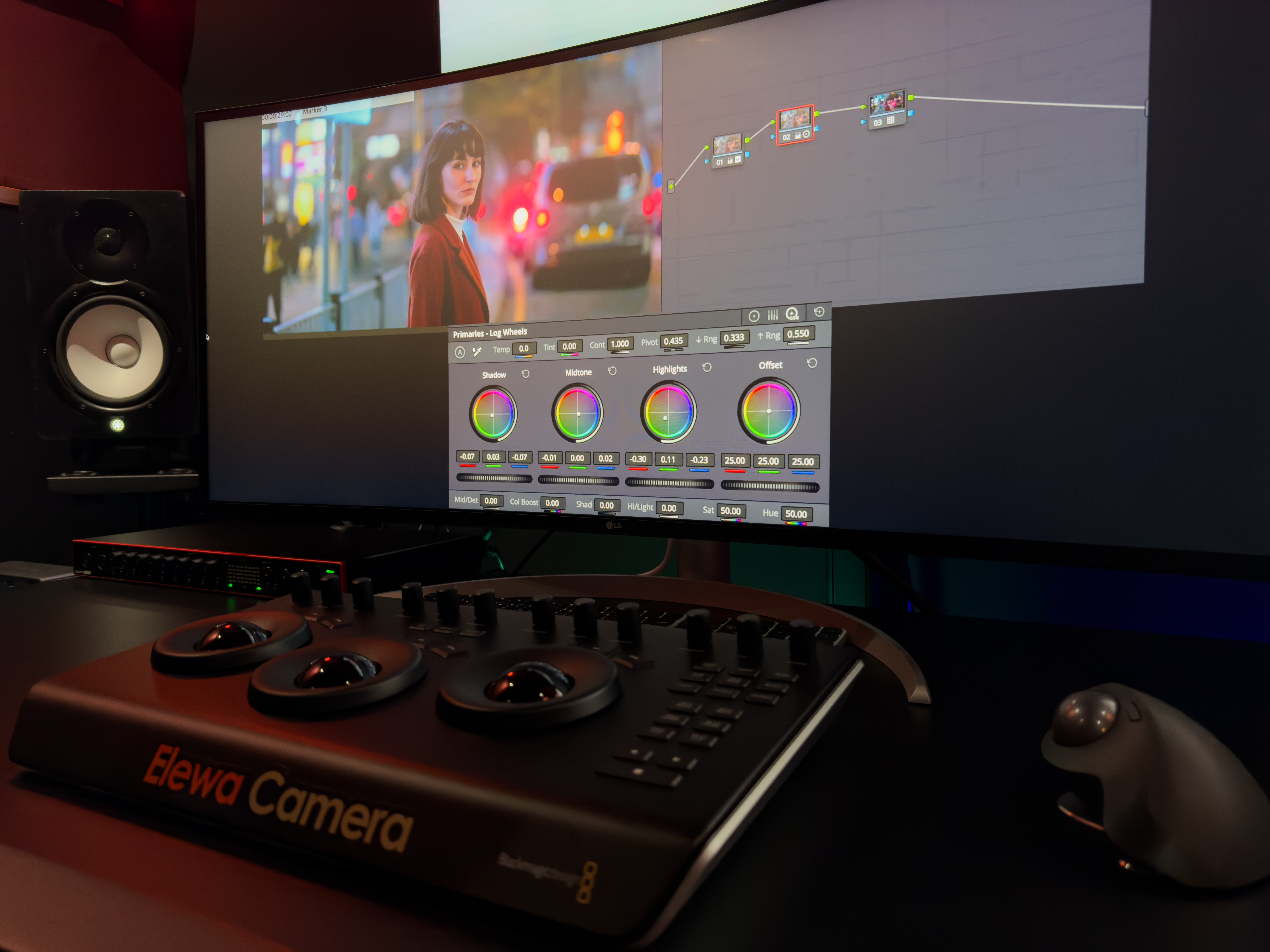 Post production Edit | Color grading suite + Podcasting space (Rate Depends on Studio Rental Package)
