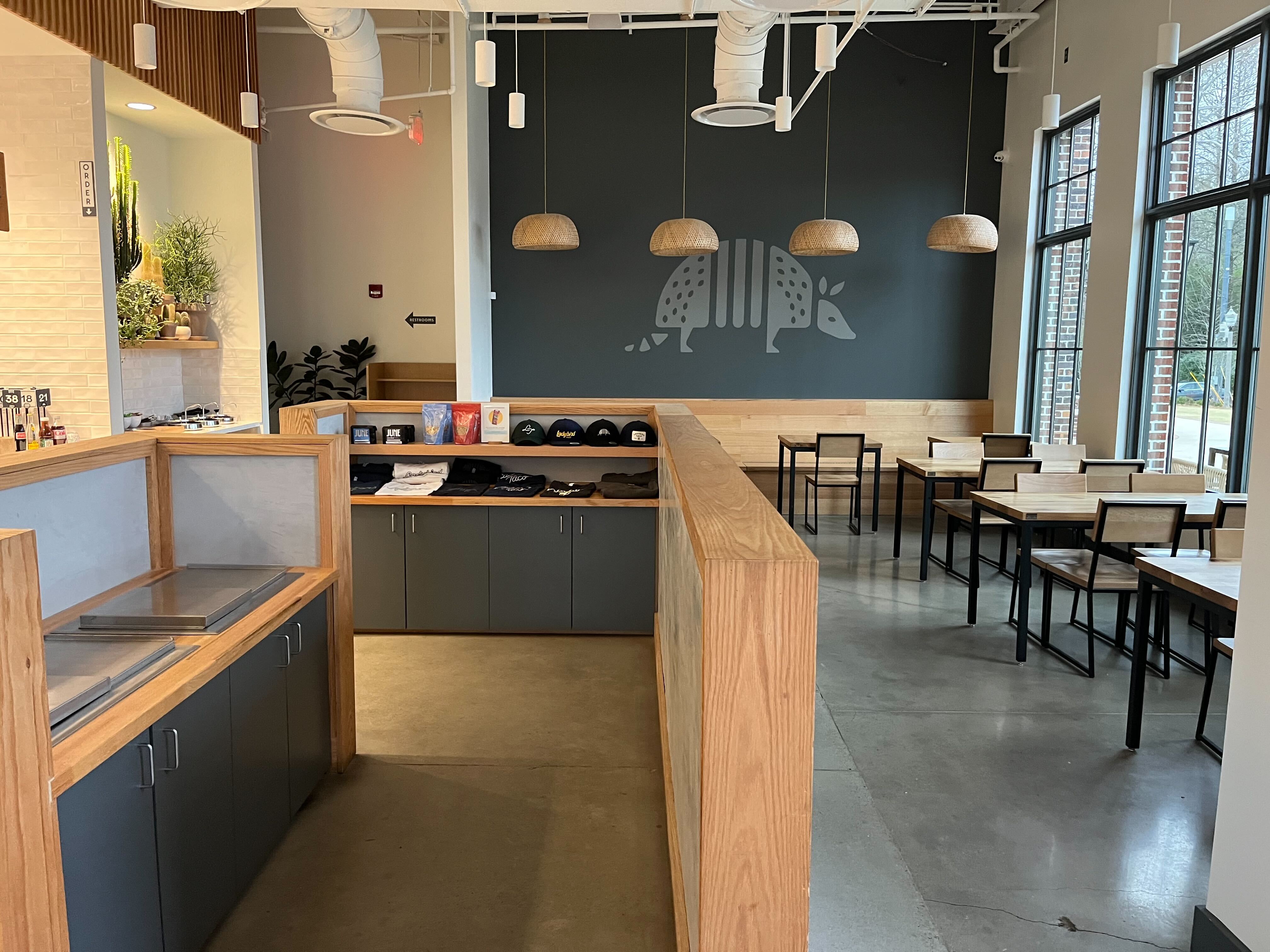 Ladybird Taco - Fast Casual Restaurant with Warm, Wood Tones (Birmingham)