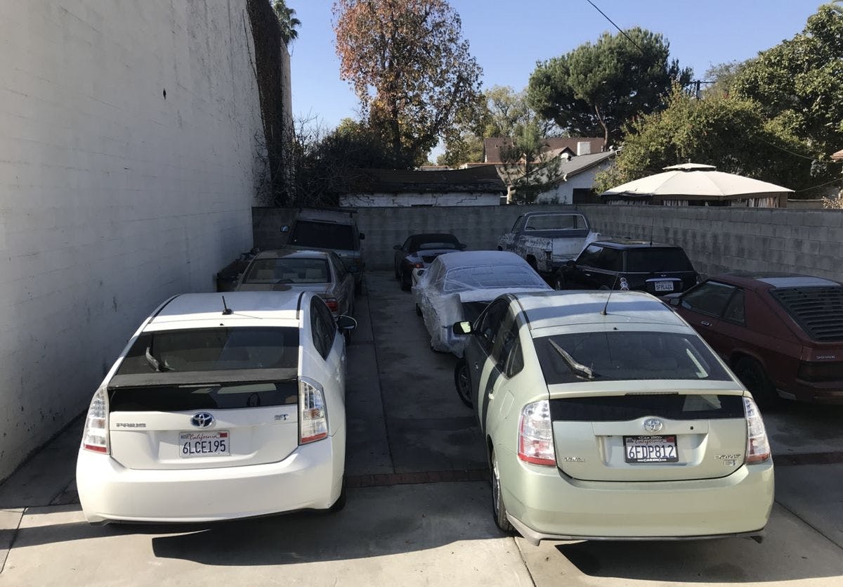 Industrial Auto Shop Car Garage Office Parking Lot