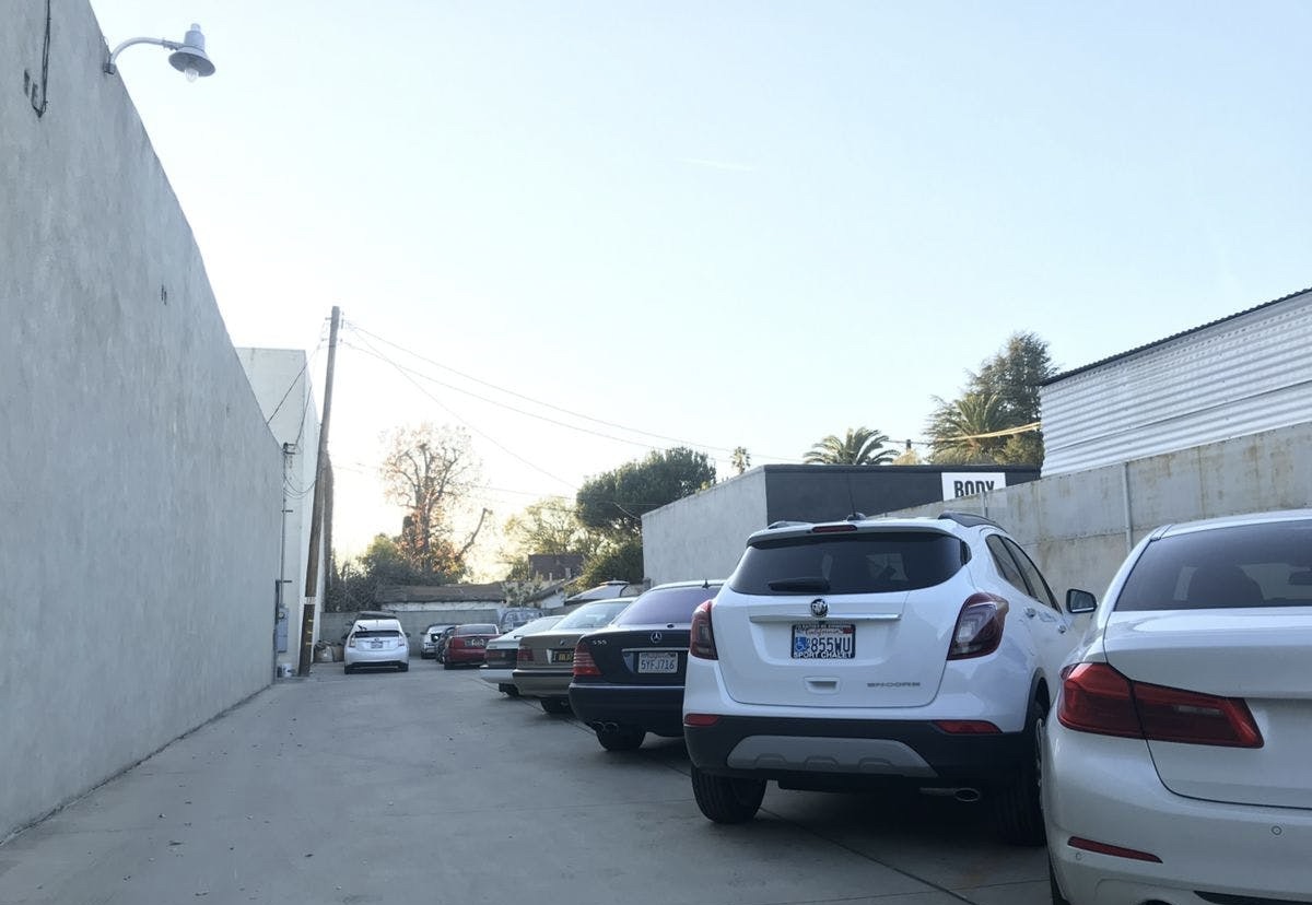 Industrial Auto Shop Car Garage Office Parking Lot